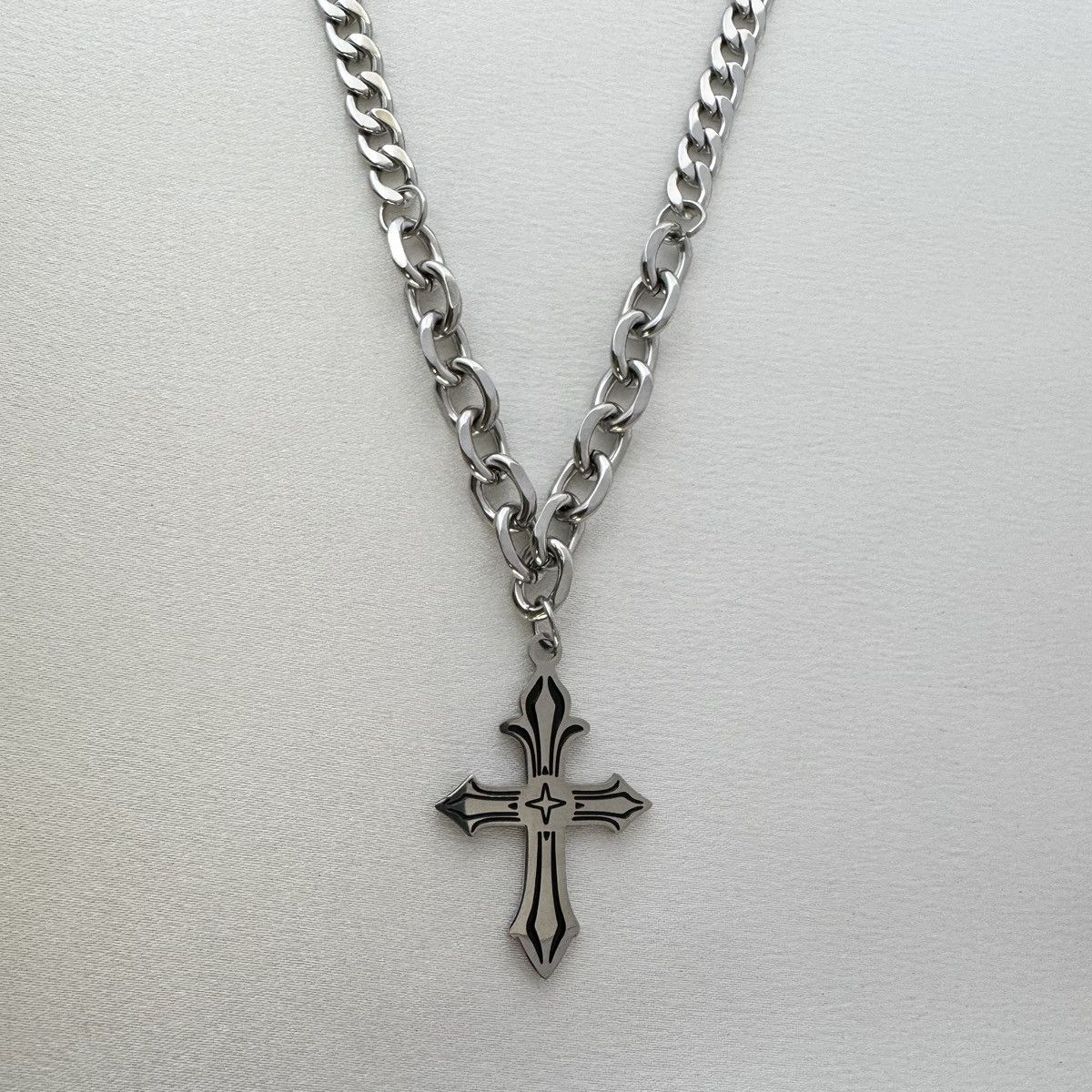 Other Cross Pendant Necklace for Men Women,Hip Hop Unisex Style Size ONE SIZE - 1 Thumbnail