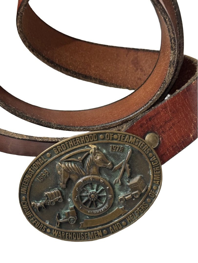 Other International Brotherhood Teamster Belt Buckle Size ONE SIZE - 1 Thumbnail