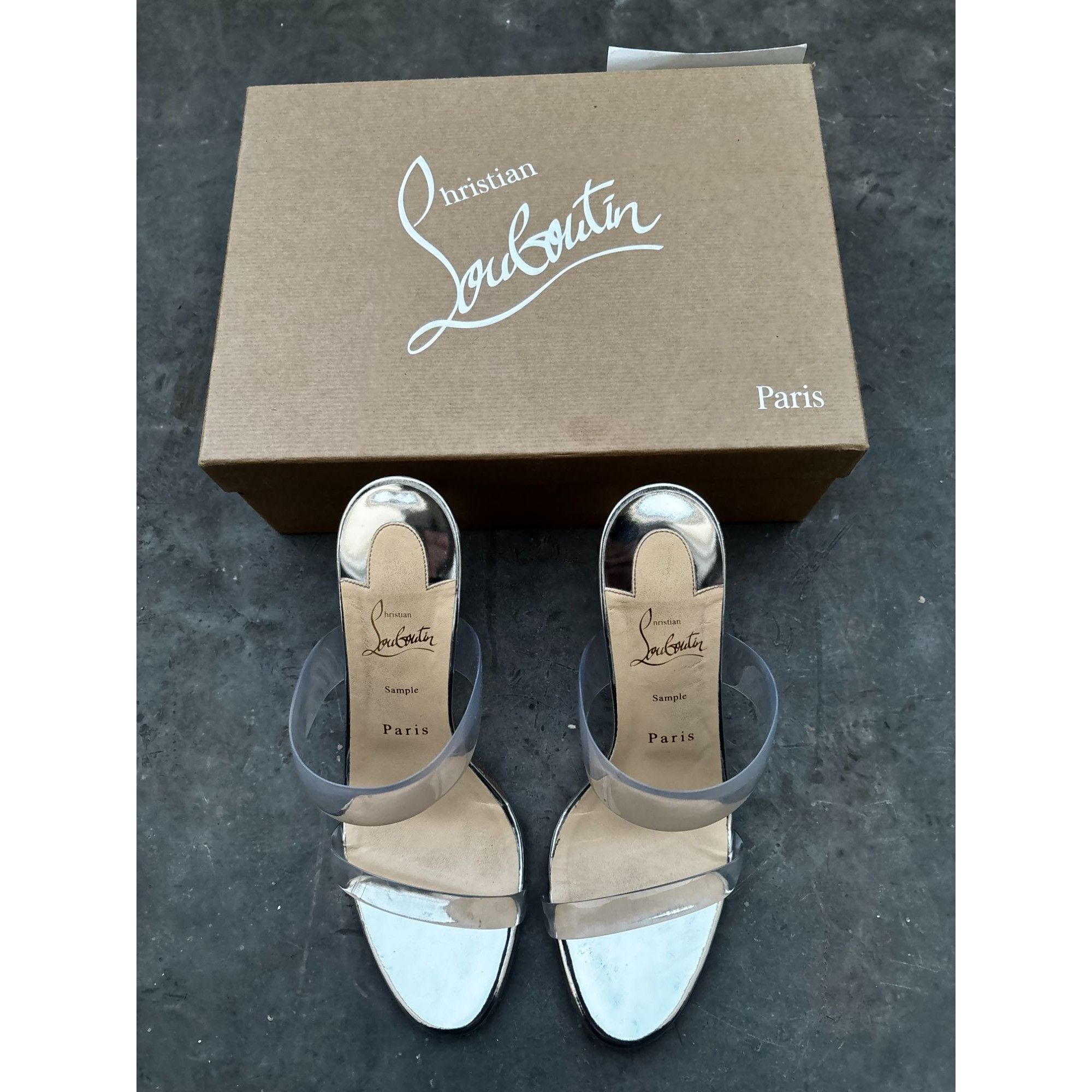 Christian Louboutin Christian Louboutin Transparent Strap Heels Size 39.5 Rare U Size US 9.5 / IT 39.5 - 1 Thumbnail