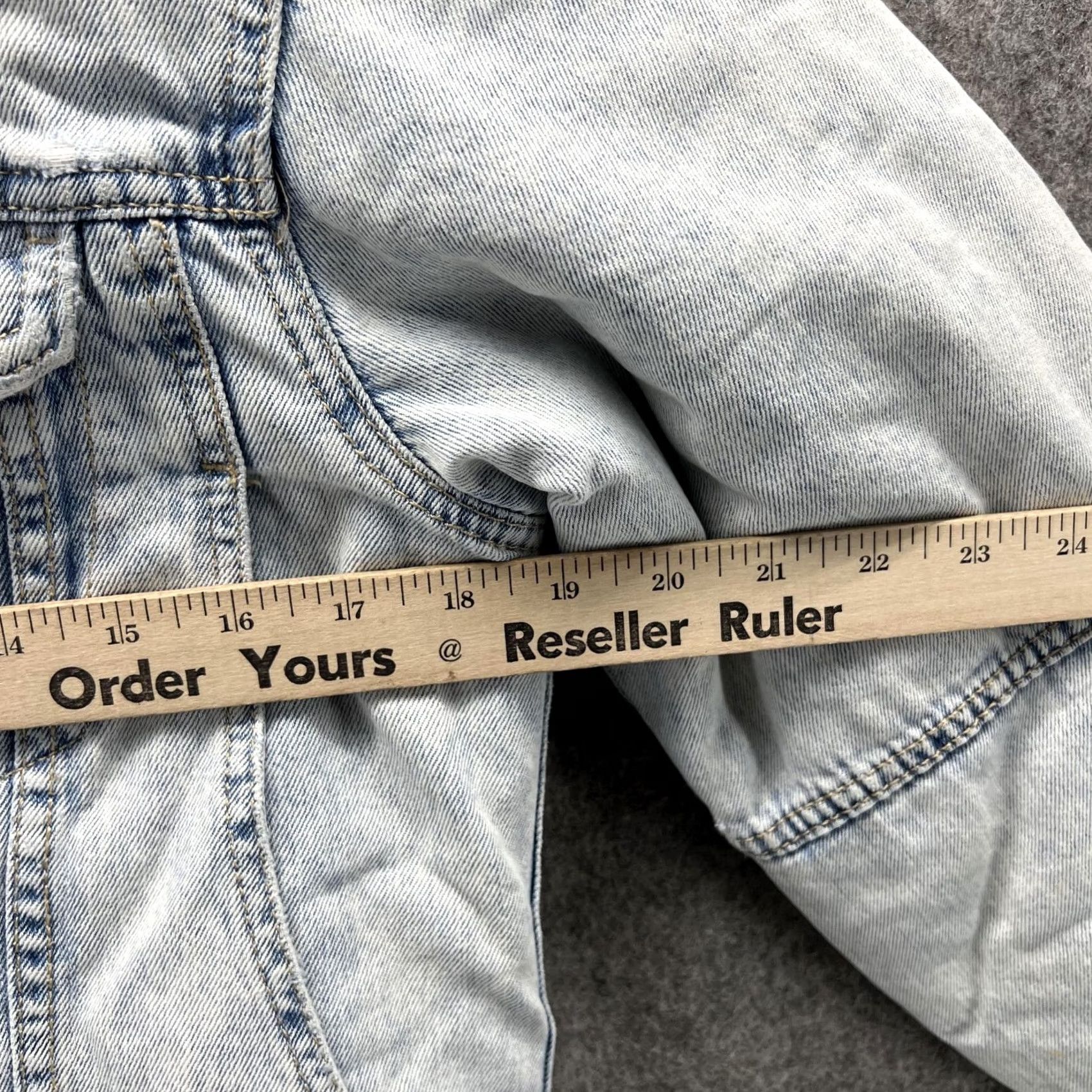 American Eagle Outfitters VINTAGE American Eagle Outfitters Denim Jacket Women XS Blue Snap Zip Lined Cotton Sherpa Falls Winter Regular Mens Womens Girls Size XS / US 0-2 / IT 36-38 - 5 Thumbnail