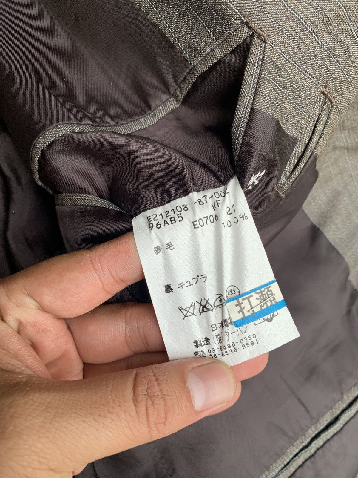 Loro Piana 2000s Loro Piana for Durban Japan Suit Tuxedo Size 36R - 11 Thumbnail