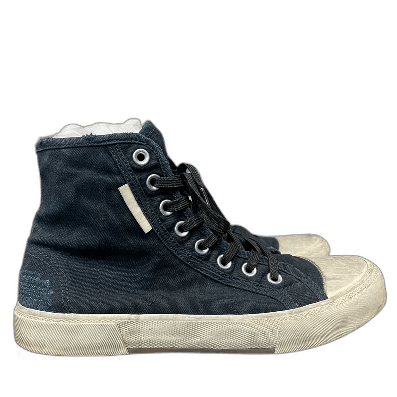 Balenciaga Balenciaga High-Top Canvas Sneakers Size 40 Size US 7.5 / EU 40-41 - 1 Thumbnail