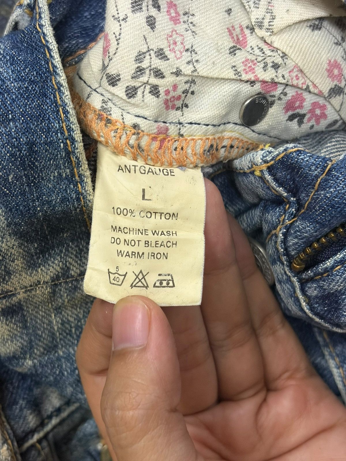 Ksubi Vintage Antgauge Bleached Patched Distressed Jeans Size 30" / US 8 / IT 44 - 5 Thumbnail