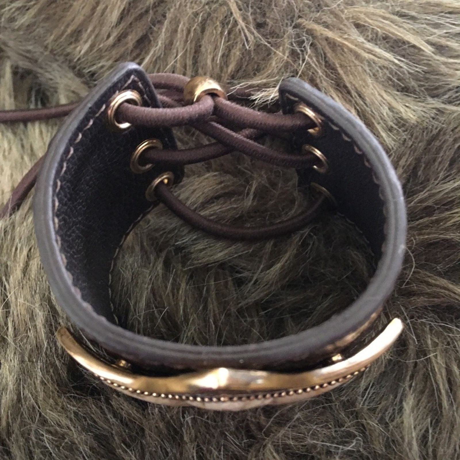 Jewelry Barse hand tooled genuine leather jasper bracelet Size ONE SIZE - 7 Thumbnail