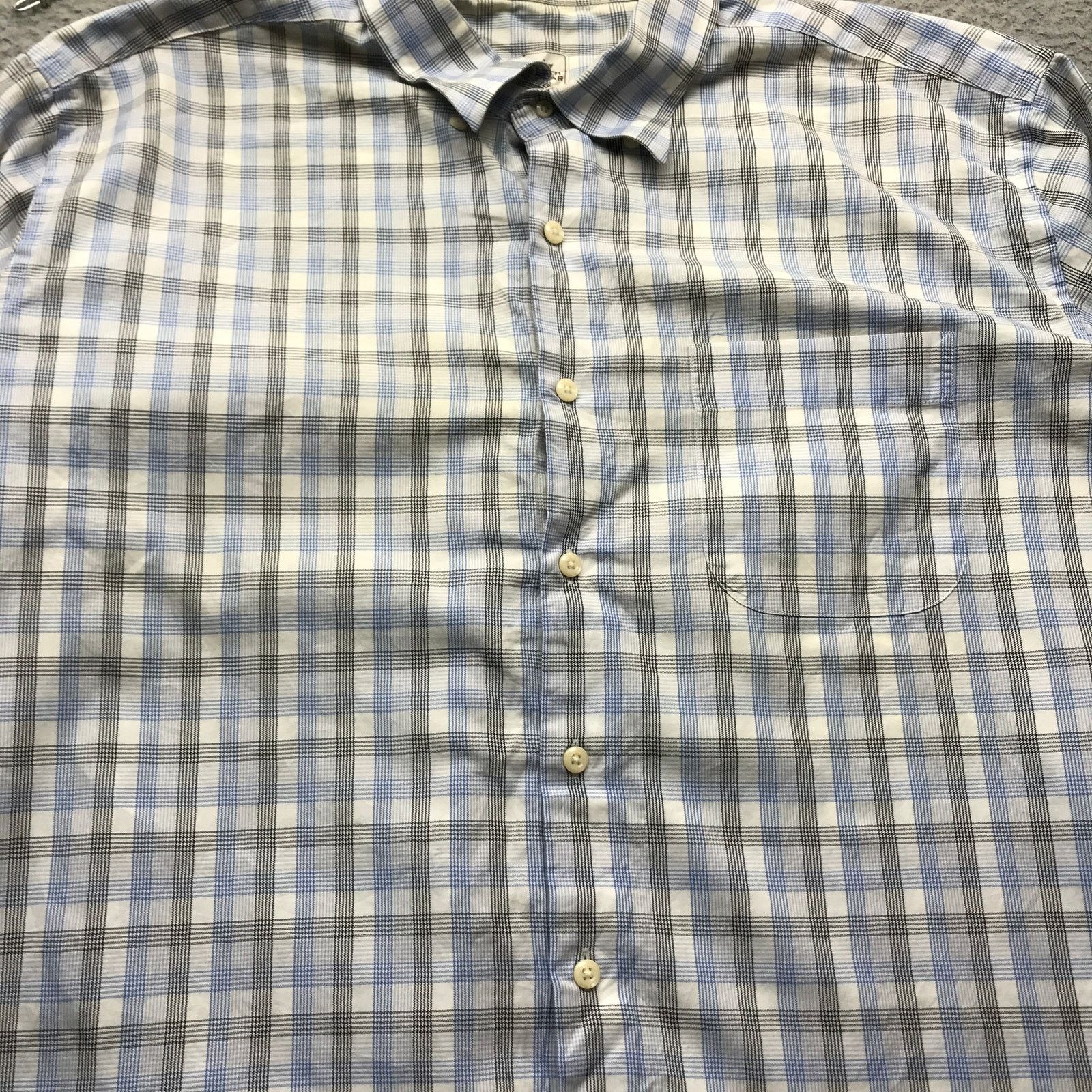 Peter Millar Peter Millar Button Shirt Men's XL Long Sleeve Blue White Size US XL / EU 56 / 4 - 11 Thumbnail