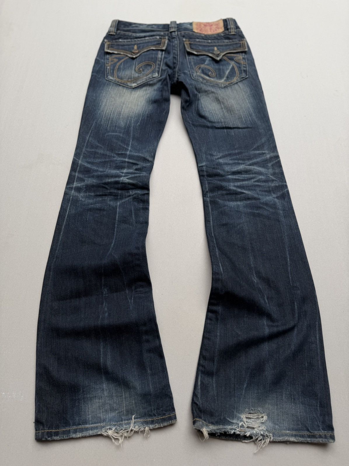 Japanese Brand CASVA flare jeans Size US 27 - 6 Thumbnail