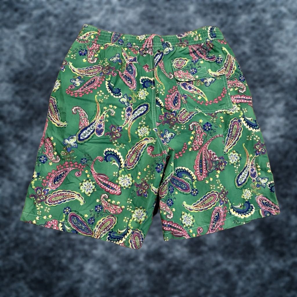 Polo Ralph Lauren Polo Ralph Lauren Shorts Men’s Medium Paisley Green Swim Trunks Board Drawstring Mens Beach Hawaiian Tropical 90s (if applicable) Size US M / EU 48-50 / 2 - 1 Thumbnail