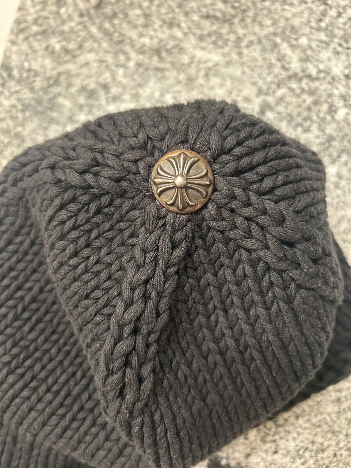 Chrome Hearts Chrome Hearts Cashmere Patch Beanie Size ONE SIZE - 4 Thumbnail