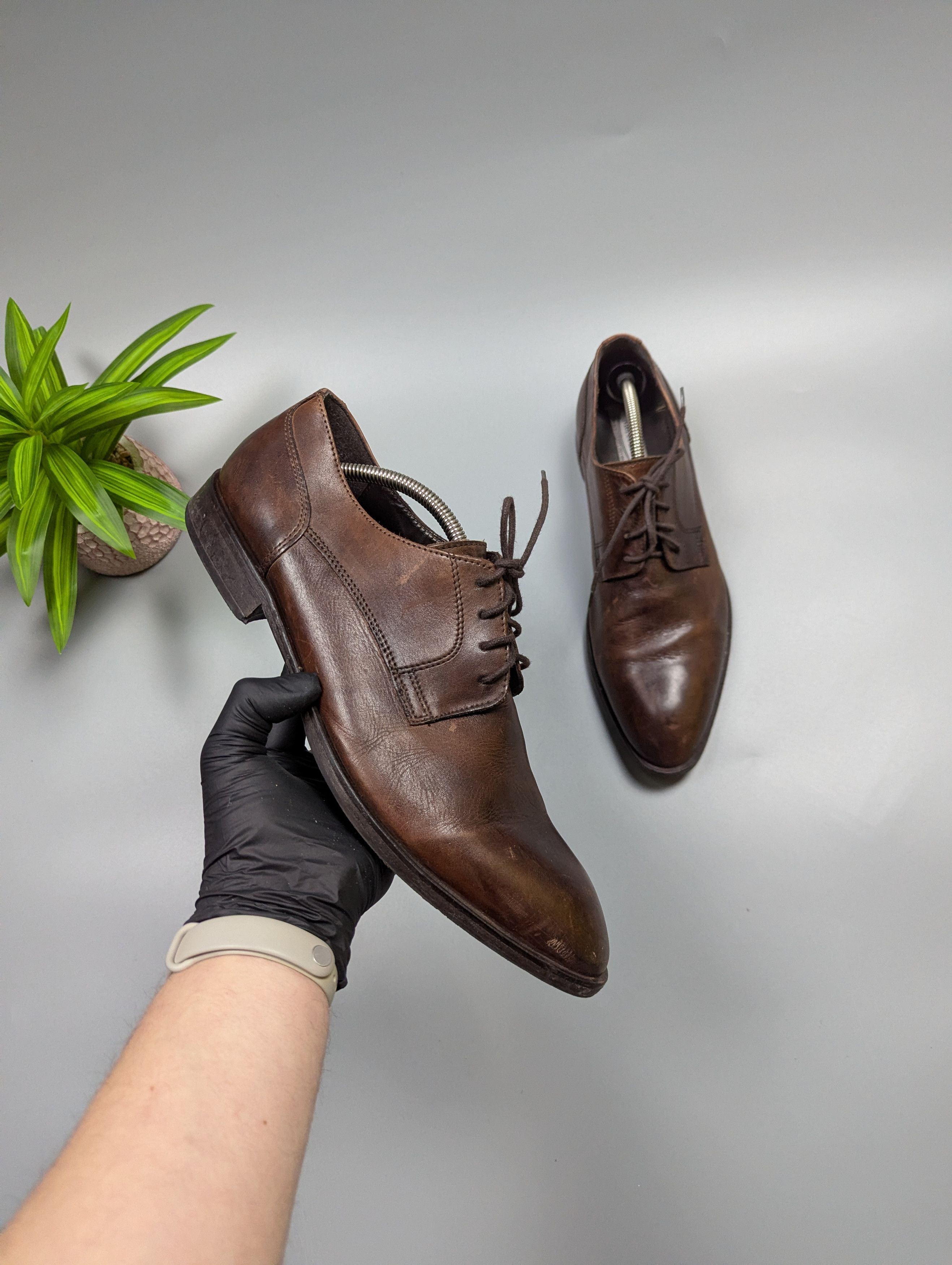 Mercedes-Benz Rare Vintage Mercedes-Benz Oxford Dress Shoes EU 43 Size US 9.5 / EU 42-43 - 1 Thumbnail