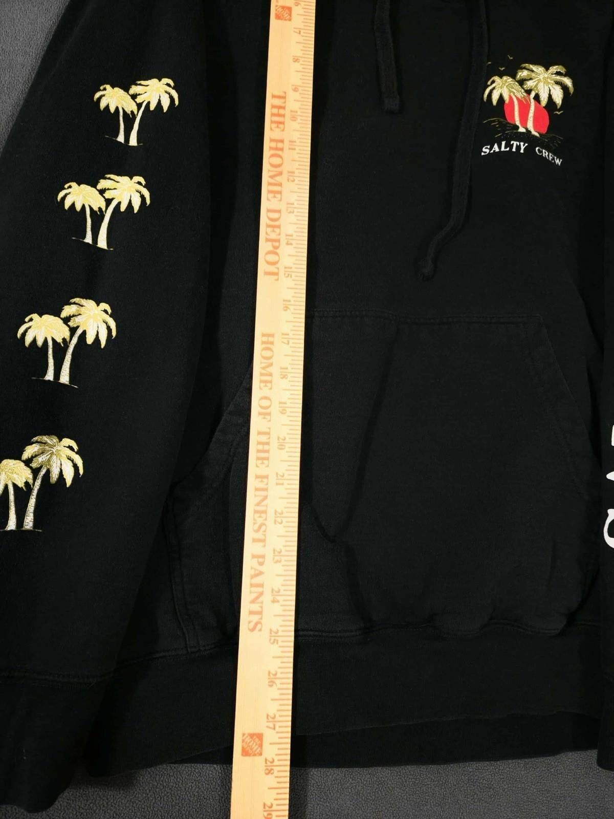 Other Salty Crew Hoodie Black Palm Tree Sunset Graphic Size L#4 Size US L / EU 52-54 / 3 - 4 Thumbnail