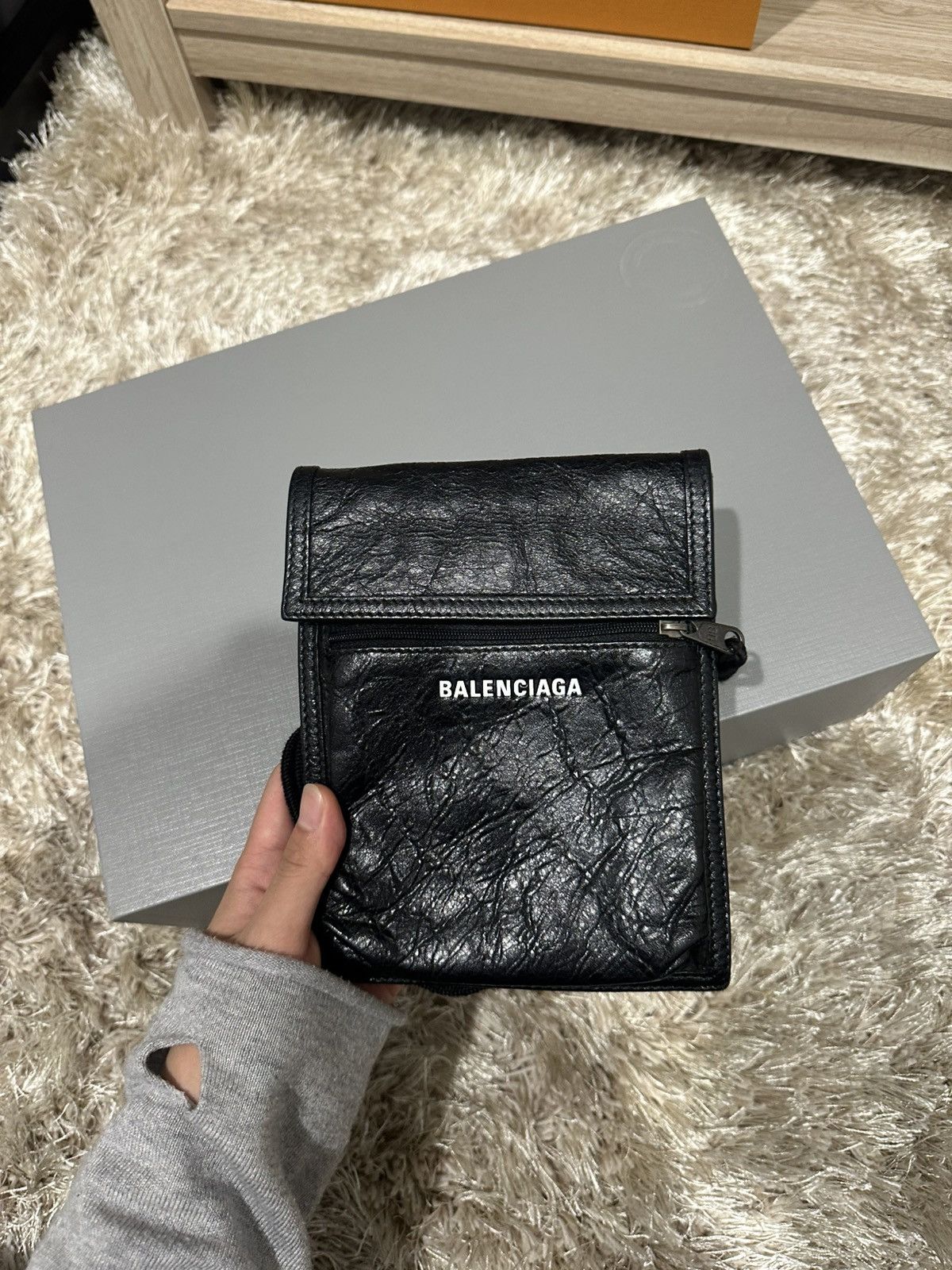 Balenciaga Leather Explorer Bag