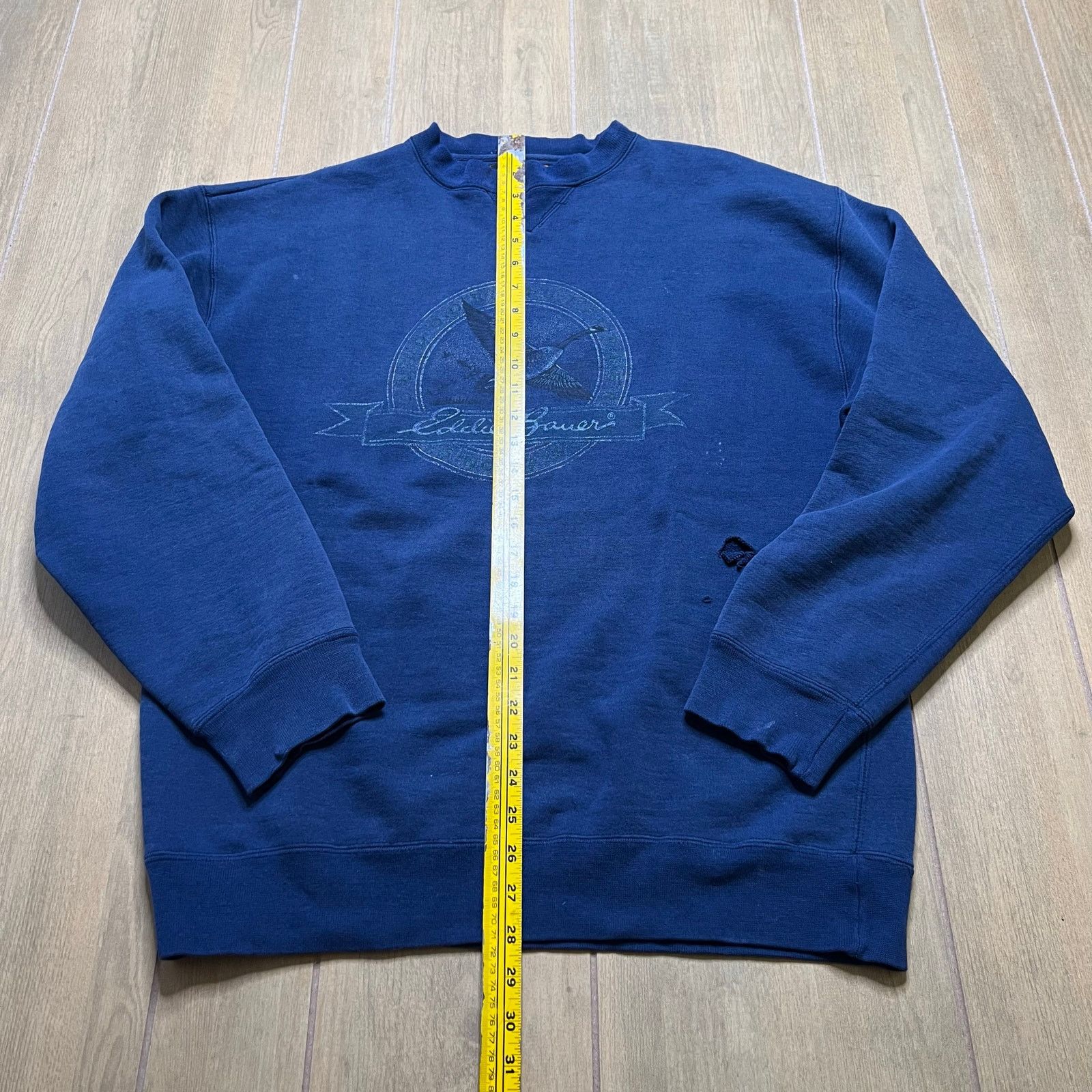 Eddie Bauer Eddie Bauer Vintage Crewneck Sweatshirt Blue Goose Logo L Size US L / EU 52-54 / 3 - 3 Thumbnail