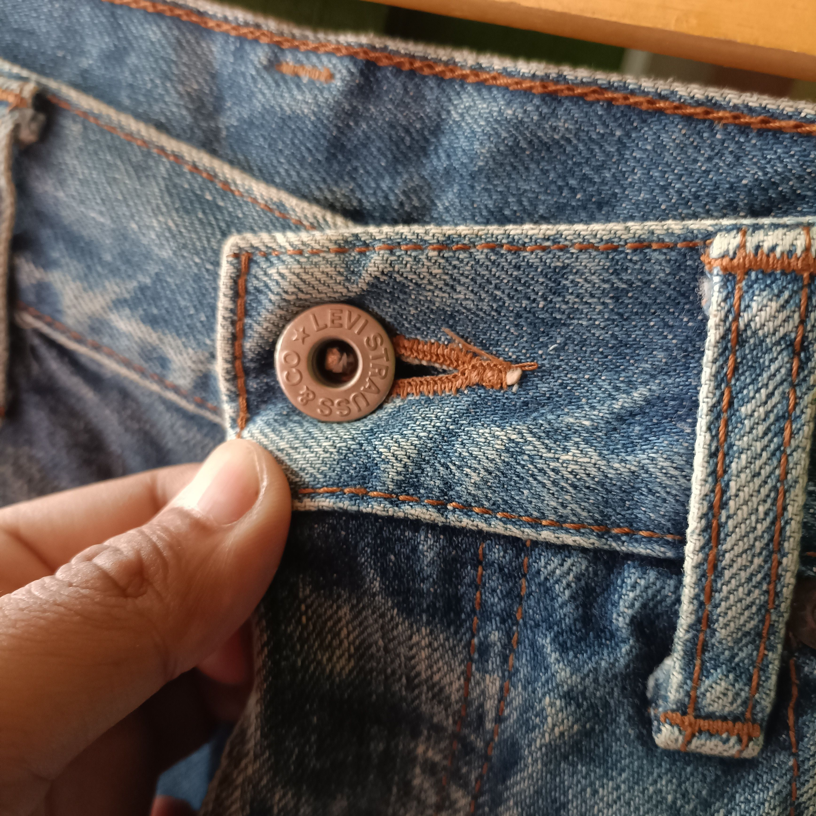 Levi's LEVI’S 701-XX BIG E MODEL 1937 JAPAN MADE🇯🇵 BUTTON J22 Size US 30 / EU 46 - 13 Thumbnail