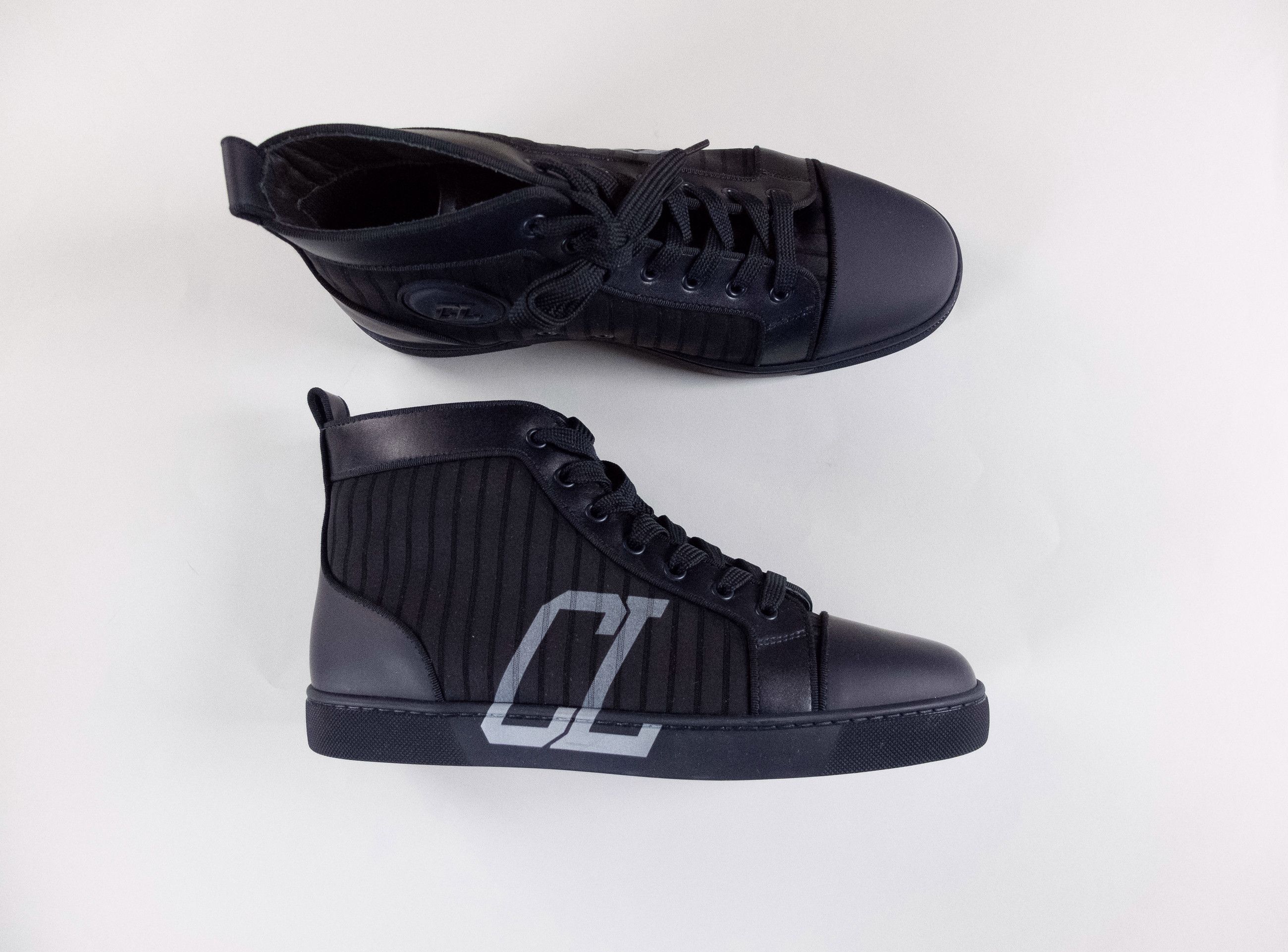 Christian Louboutin CHRISTIAN LOUBOUTIN Louis Varsimax navy black sneakers 9 42 Size US 9 / EU 42 - 2 Thumbnail