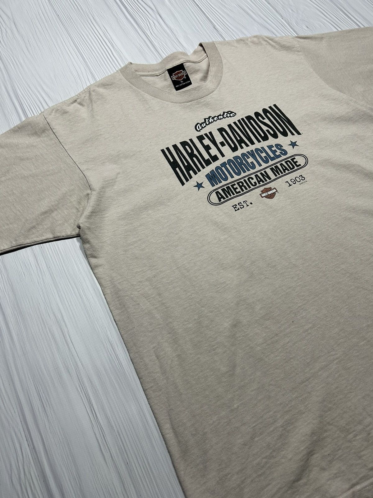 Harley Davidson RARE! Vintage 1997 Harley Davidson Daytona USA T-Shirt Size US XL / EU 56 / 4 - 4 Thumbnail