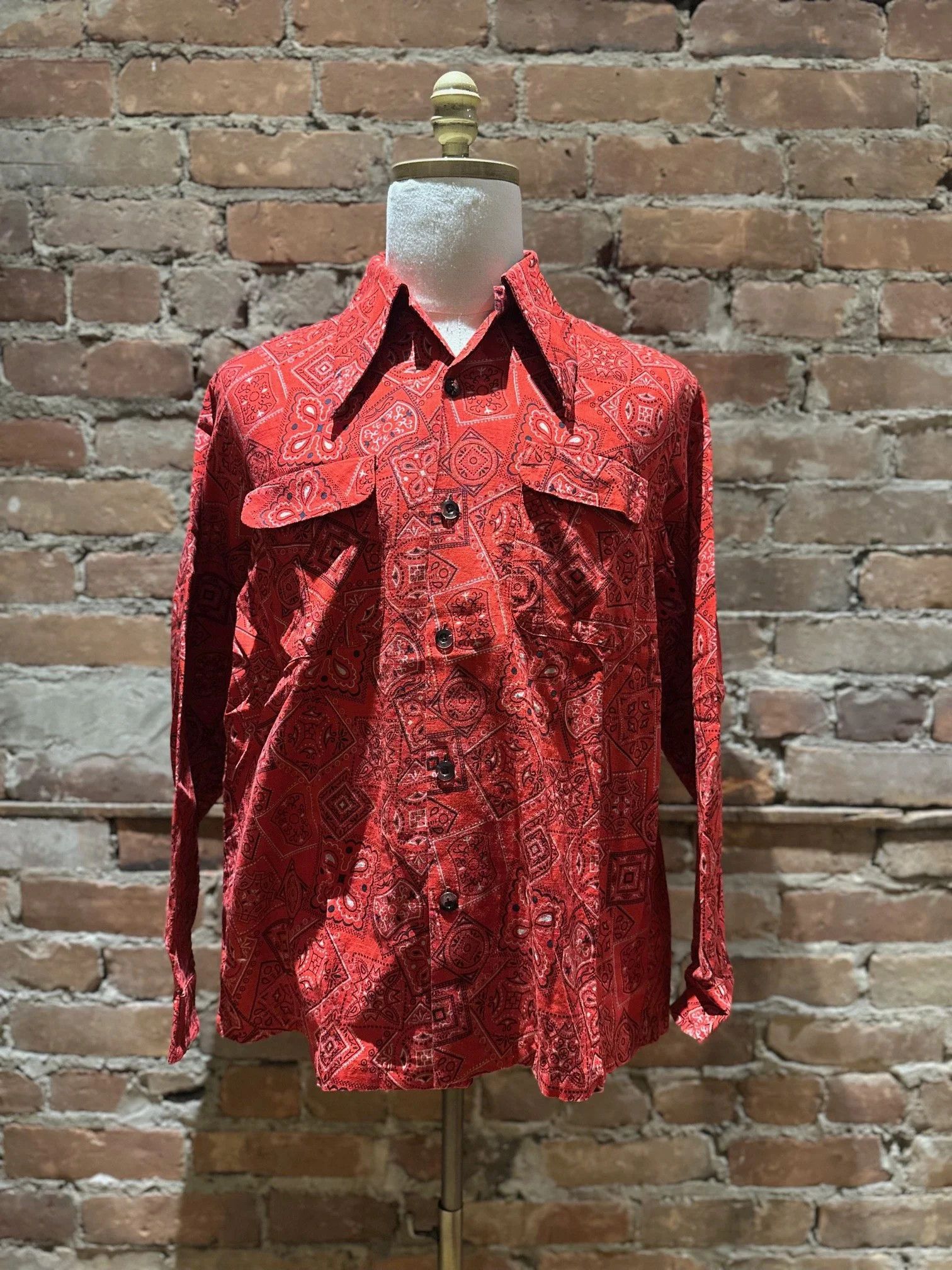 Kapital Kapital Red Bandana Print Western Shirt Size US M / EU 48-50 / 2 - 1 Thumbnail
