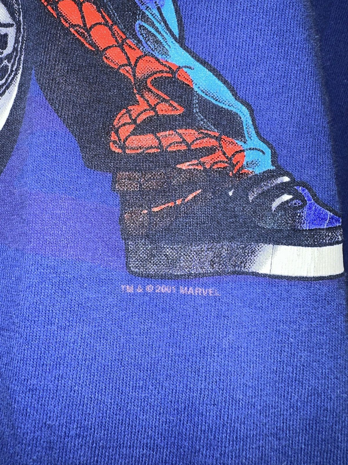 Marvel Comics Vintage Spidey Shirt Y2K Marvel Street Bike Spider Man Grail Size US L / EU 52-54 / 3 - 3 Thumbnail