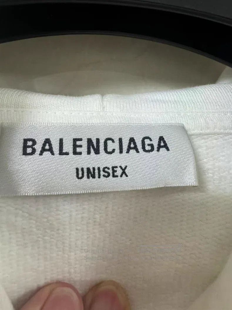 Balenciaga Balenciaga Grain Print Letter Hoodie Size US S / EU 44-46 / 1 - 3 Thumbnail