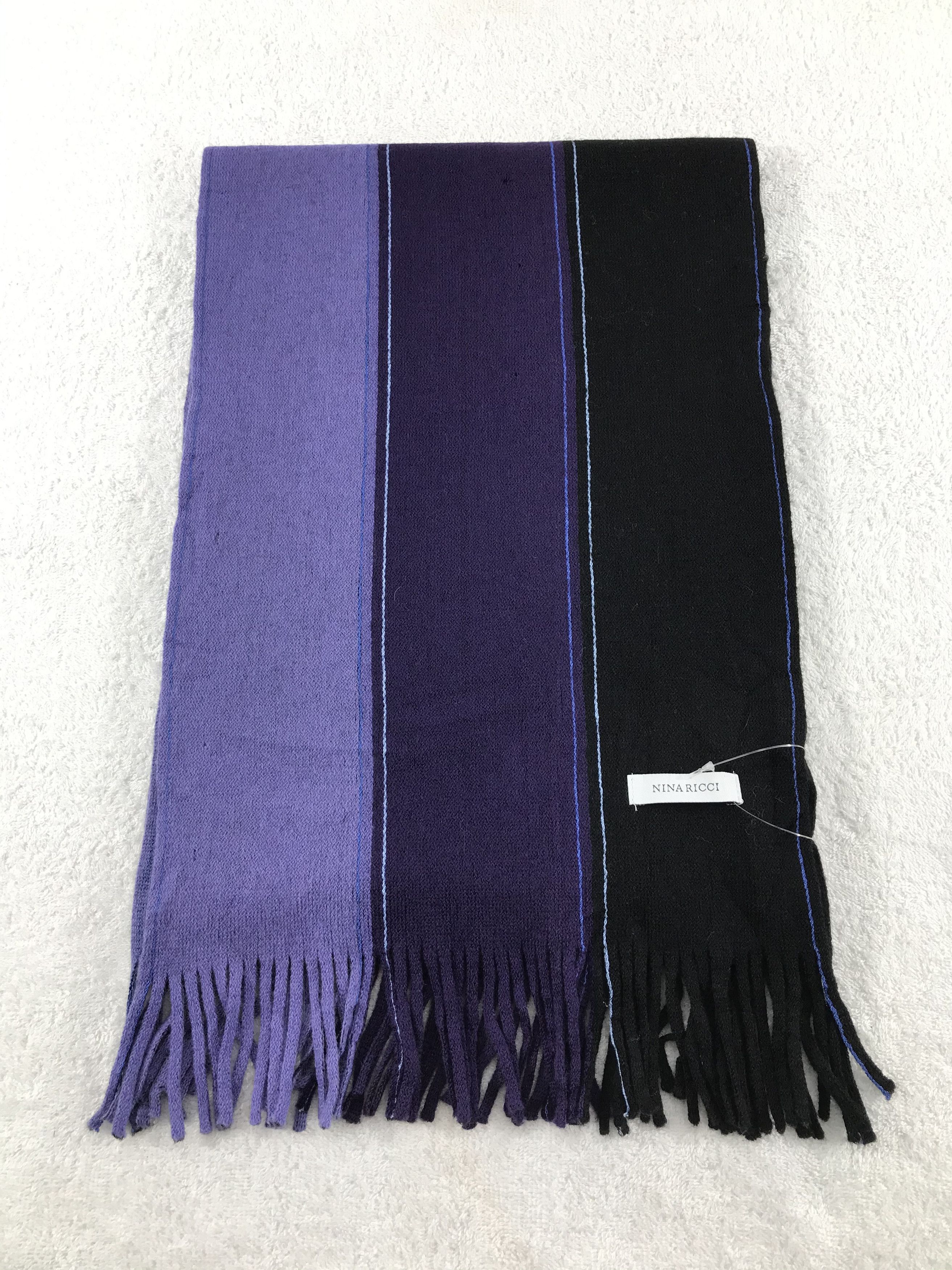Vintage Nina Ricci Scarf / Muffler / Neckwear - WW1229 Size ONE SIZE - 2 Thumbnail