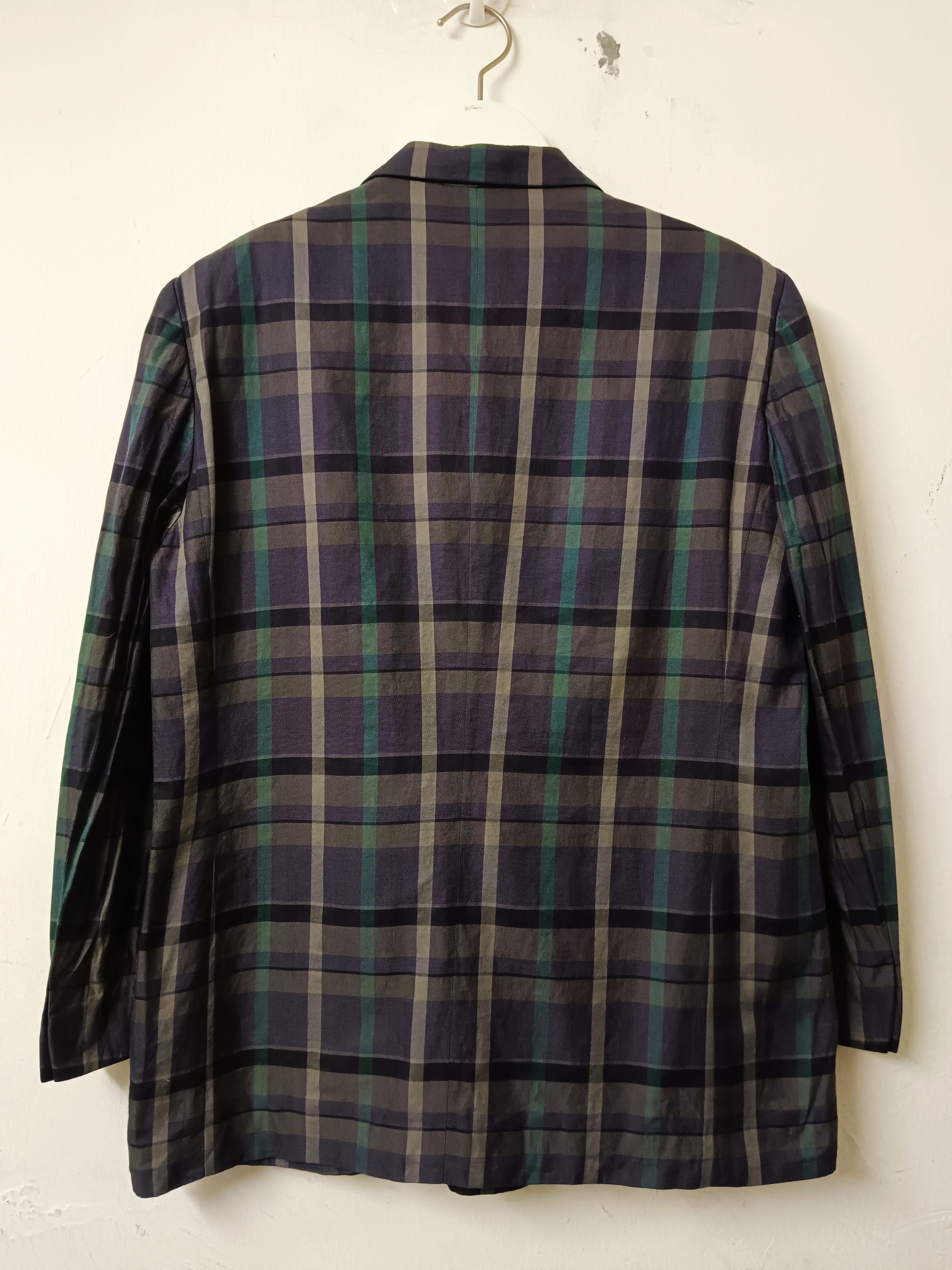 Burberry × Vintage Vintage Burberry Nova Plaid Blazer Coat Size US M / EU 48-50 / 2 - 3 Thumbnail
