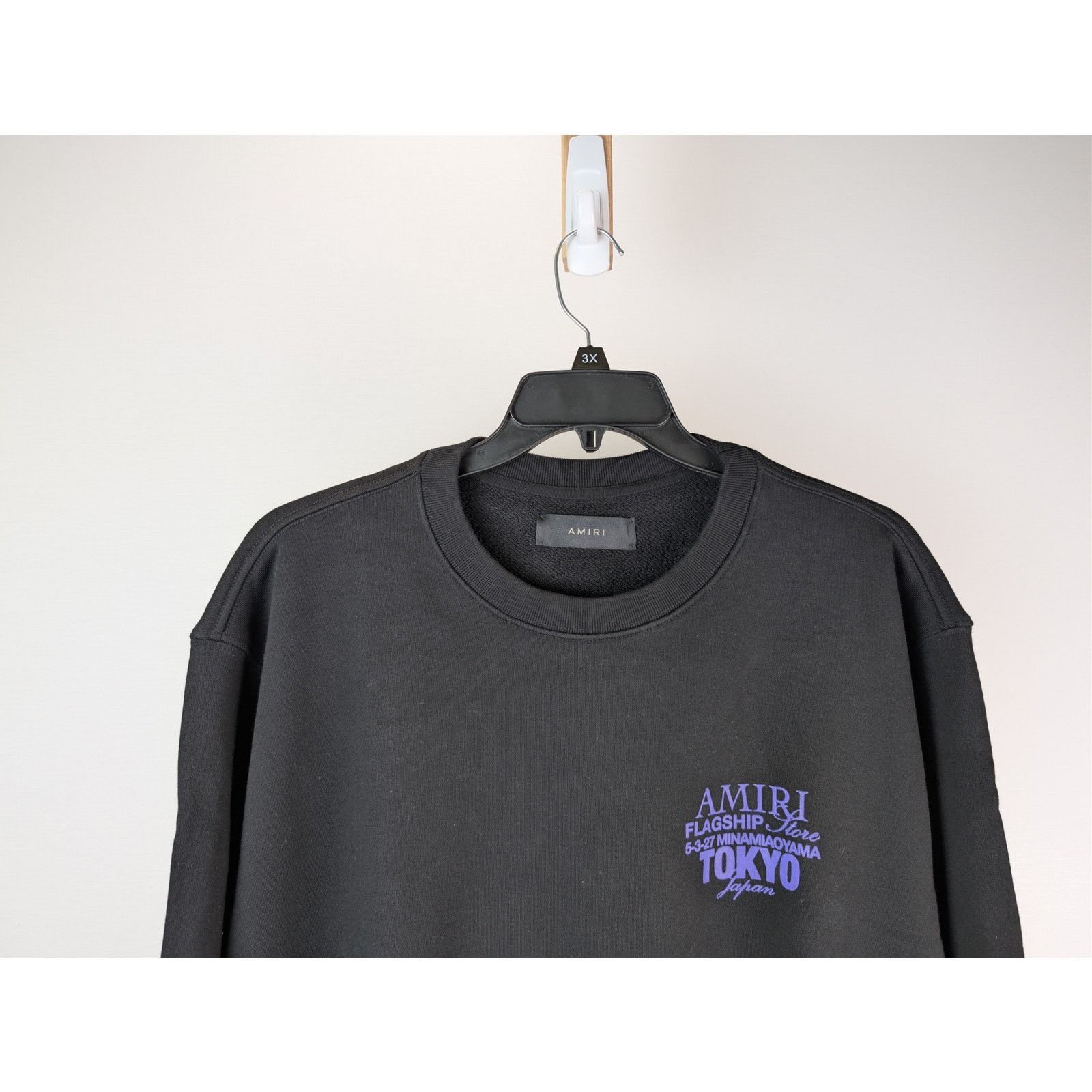 Amiri o1rshd1 3XL Amiri X Tokyo Crewneck Sweatshirt Sweater Black Size US XXL / EU 58 / 5 - 4 Thumbnail