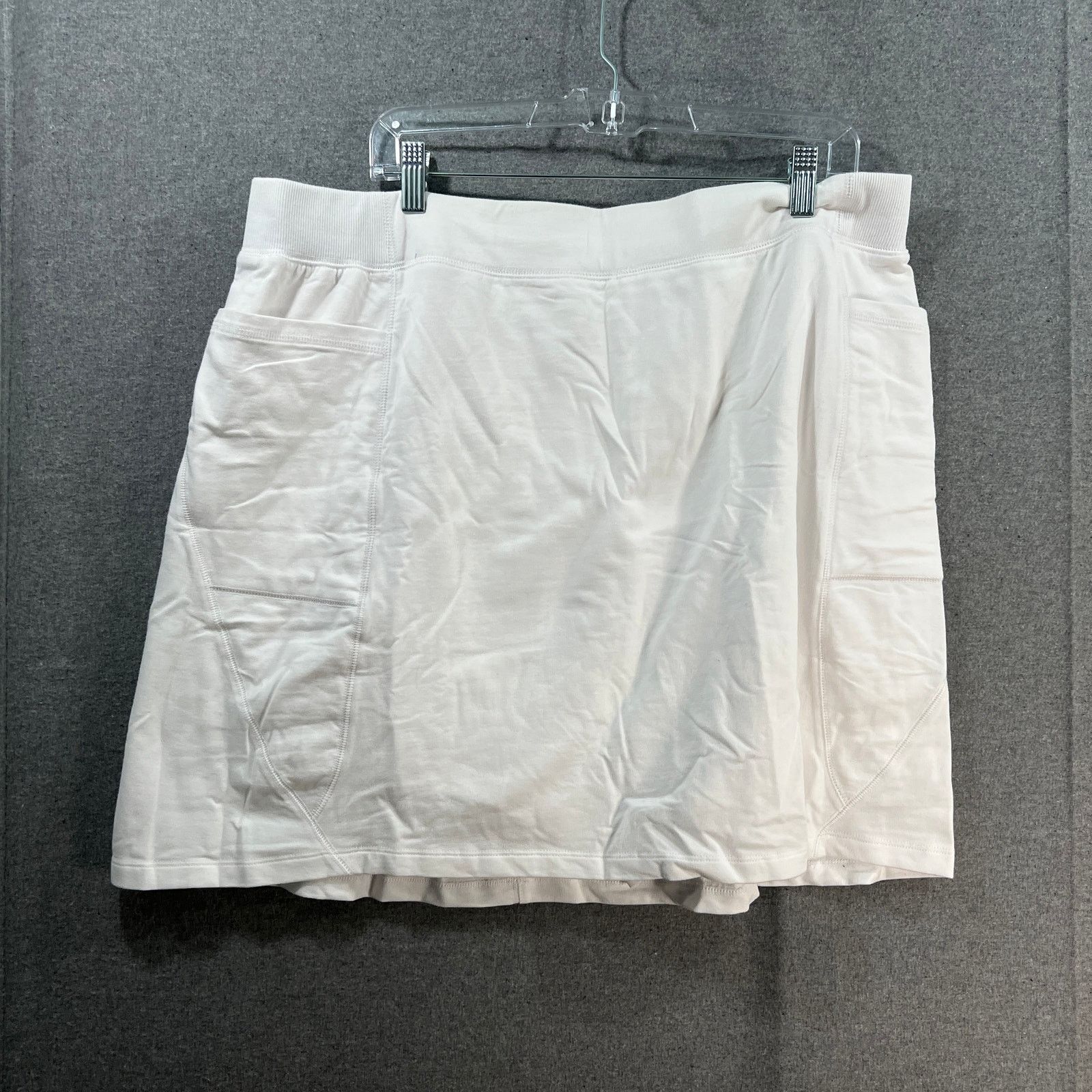 Other Denim & Co. Active French Terry Skort with Seaming Details Size 33" - 2 Thumbnail