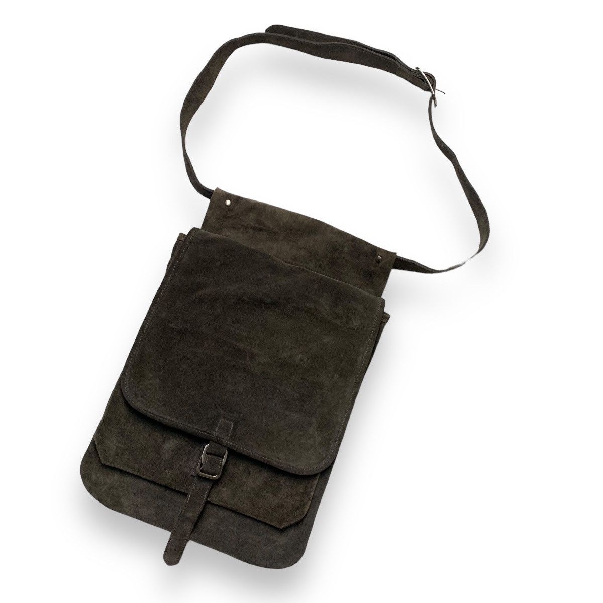 Maison Margiela Rare archive maison margiela suede leather shoulder bag Size ONE SIZE - 3 Thumbnail
