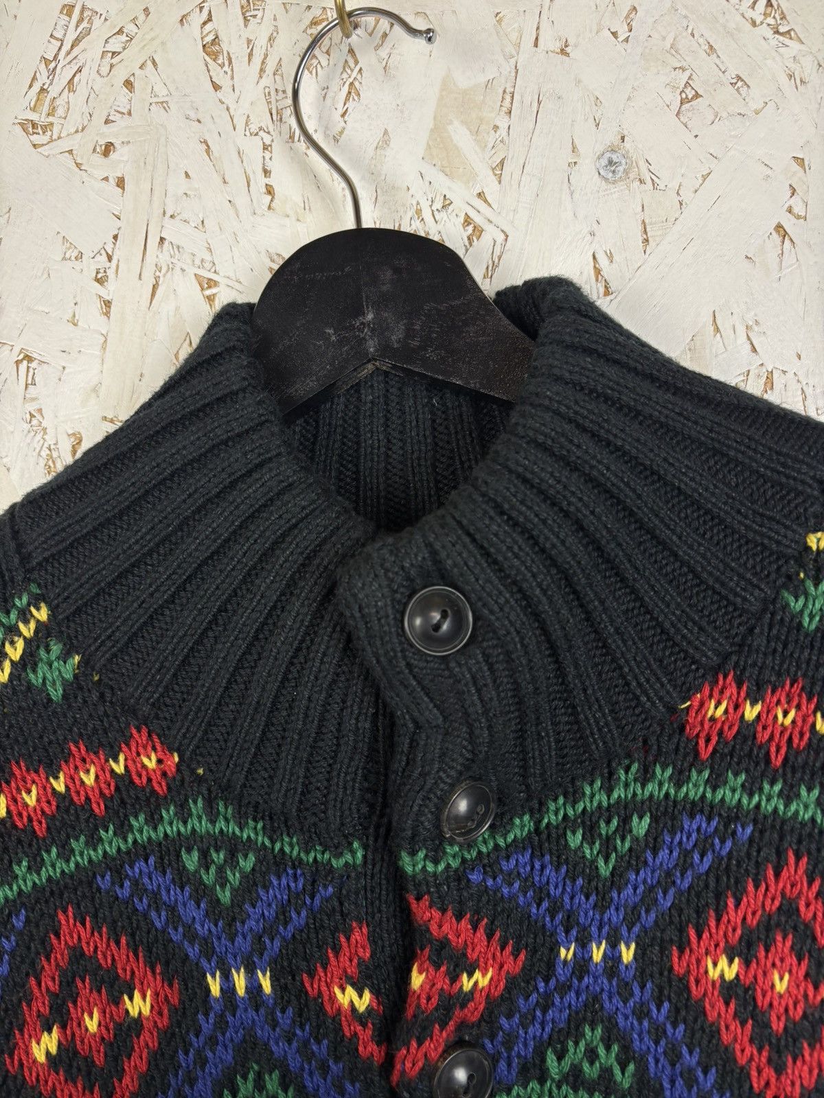 Polo Ralph Lauren Polo By Ralph Lauren Aztec Navajo Knit Sweater Linen Blend Size US XL / EU 56 / 4 - 3 Thumbnail