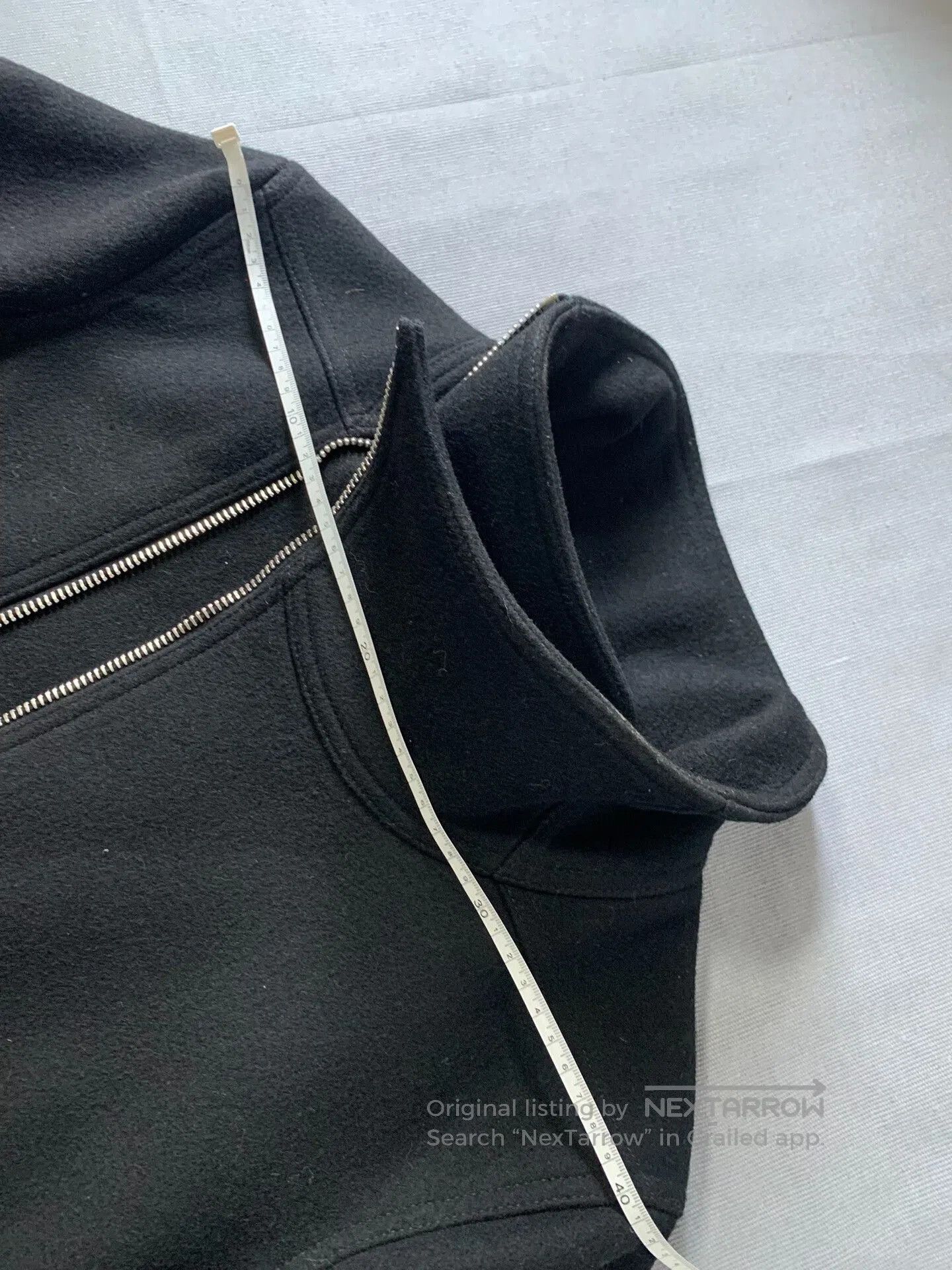 Rick Owens Rick Owens Wool Long Zip Coat. Size US S / EU 44-46 / 1 - 9 Thumbnail