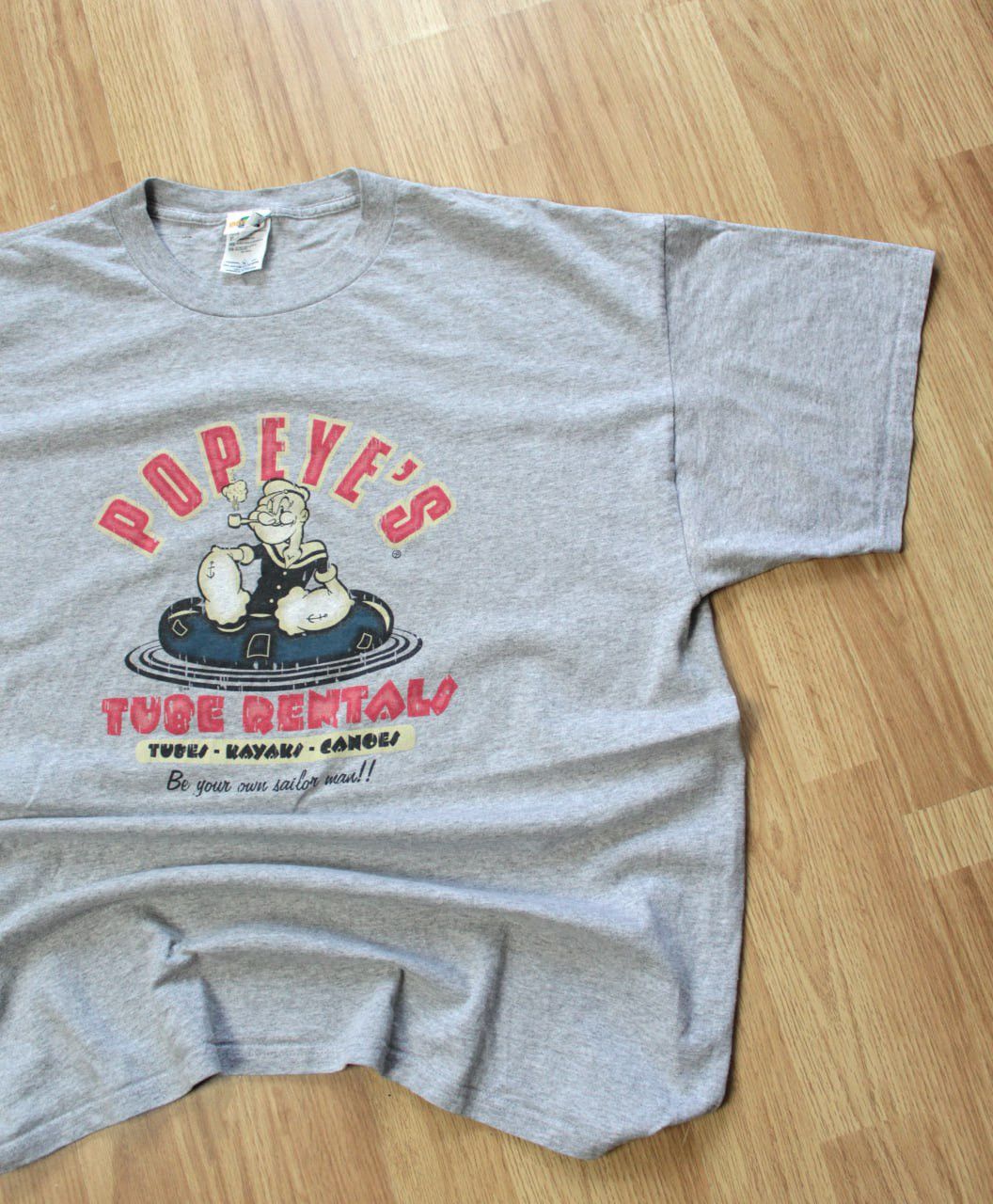 Universal Studios 🔥 Popeye Universal Studios Cartoon 90s T Shirt USA Vintage Size US XL / EU 56 / 4 - 2 Thumbnail