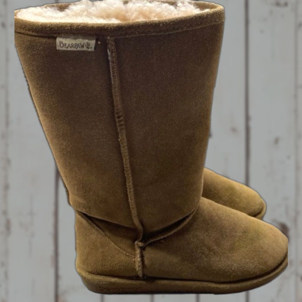 Bear paw Emma Tall Suede Leather Boot Women 9 Brown Granolagirl Western Bohemian