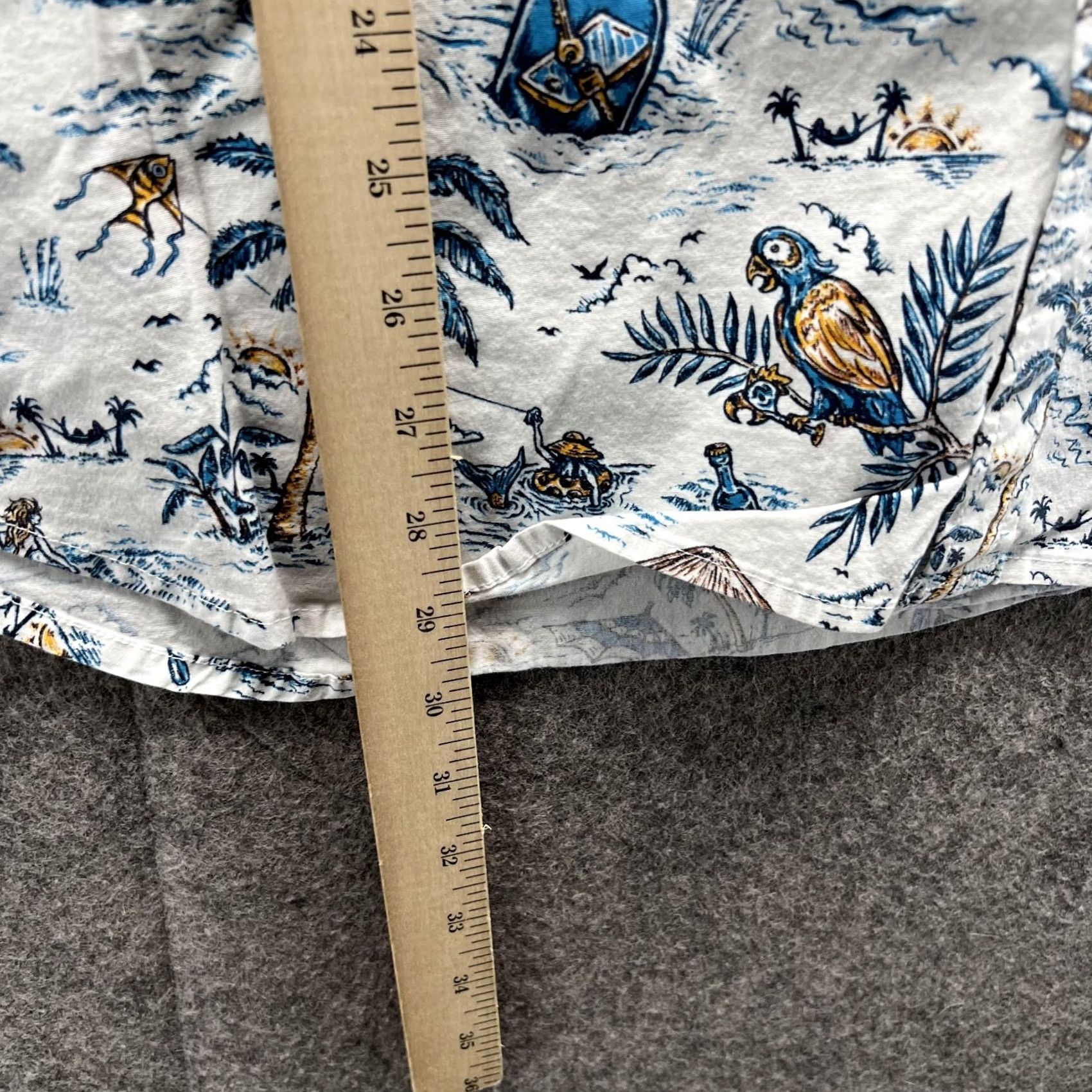 Vintage VINTAGE Columbia Shirt Men XL White Button Down Short Sleeve All over Print Birds vtg Size US XL / EU 56 / 4 - 5 Thumbnail
