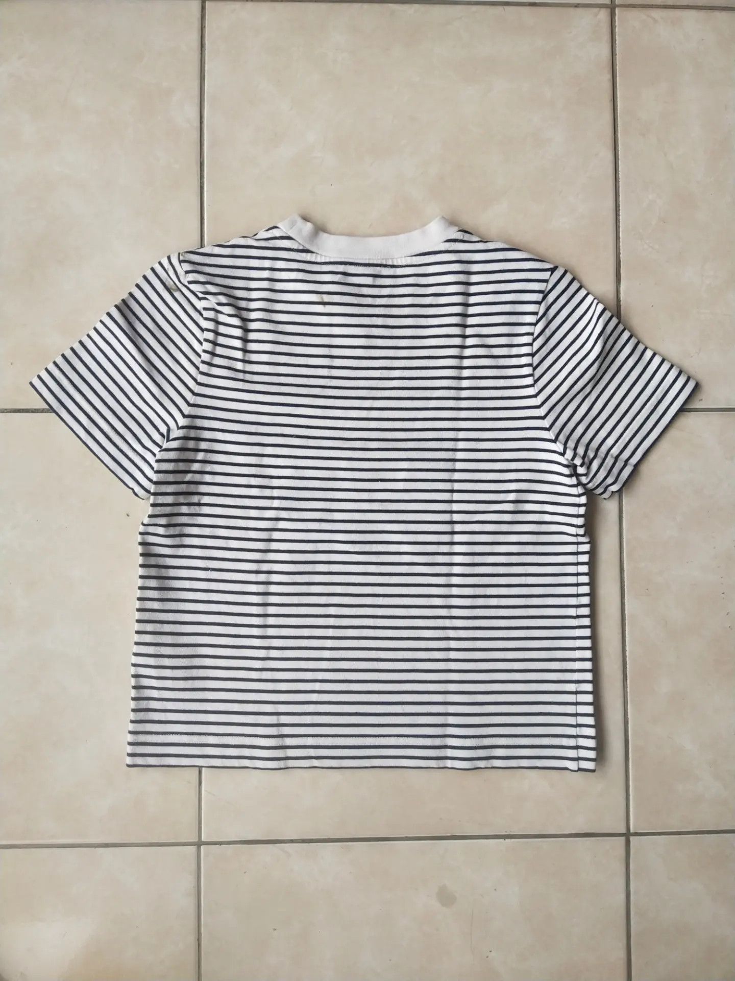 Cos COS Black and White Striped Woman Tee Size XS / US 0-2 / IT 36-38 - 3 Thumbnail