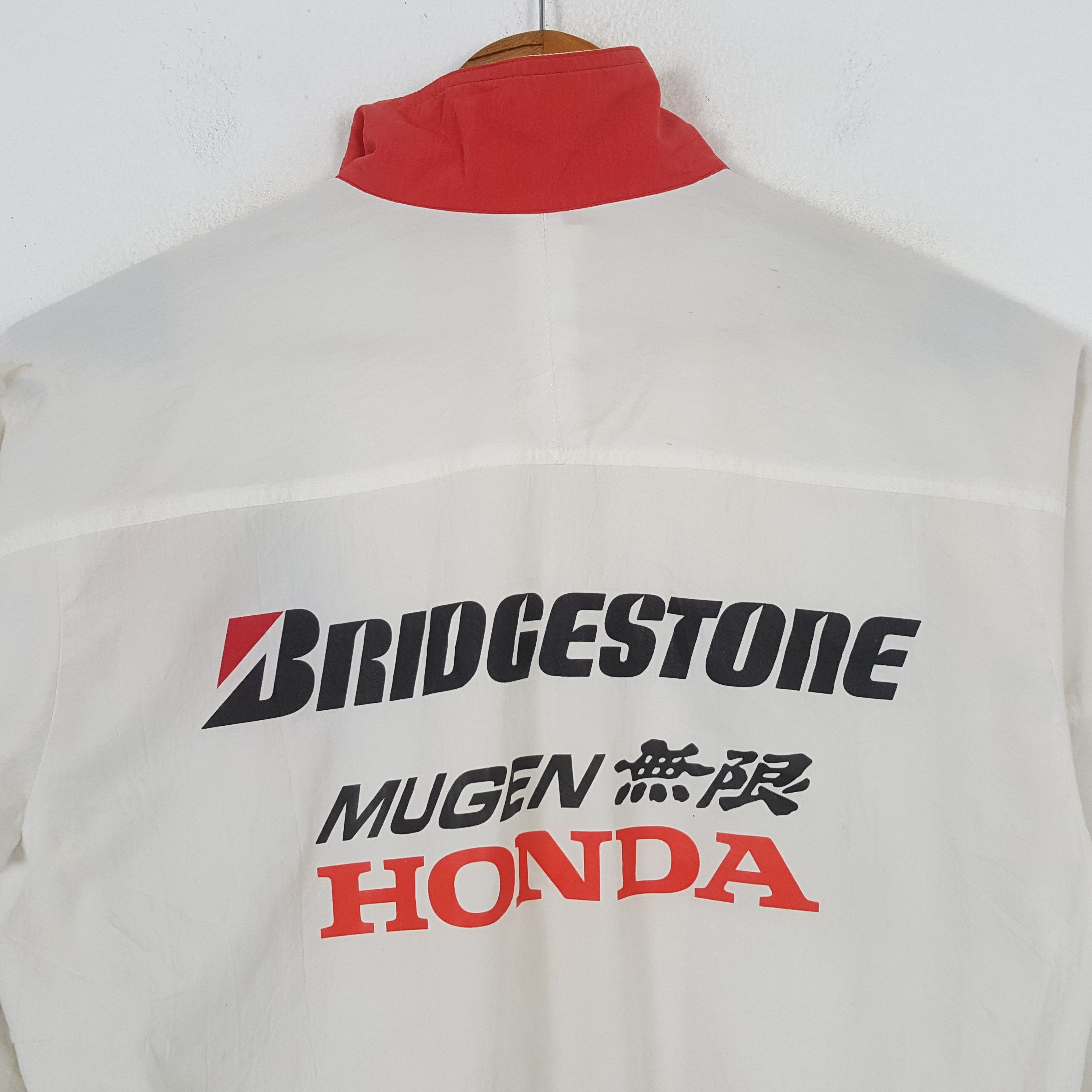 Honda × Japanese Brand × Vintage Vintage BRIDGESTONE MUGEN HONDA Japanese Racing Jacket Size US M / EU 48-50 / 2 - 2 Thumbnail