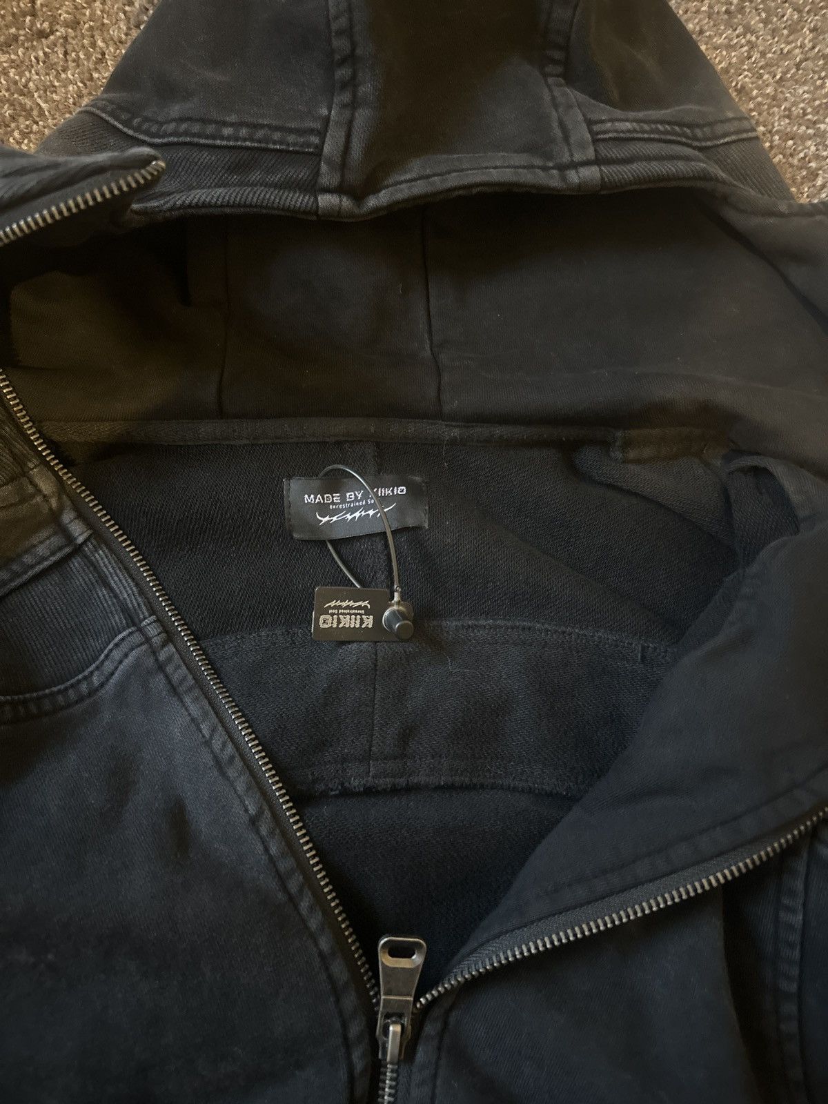 Other Full zip to face black washed hoodie Size US L / EU 52-54 / 3 - 3 Thumbnail