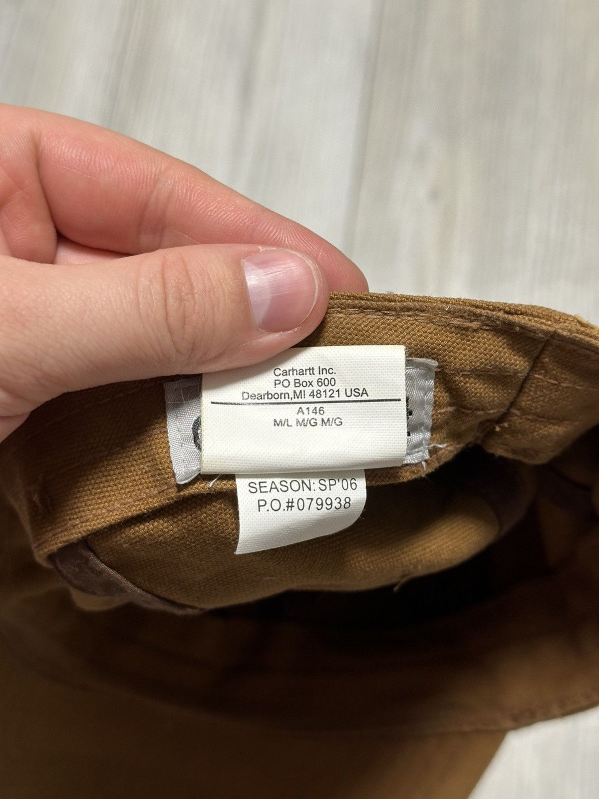 Other Carhartt Logo Flannel Baseball Cap Hat Plaid Y2K Streetwear Size ONE SIZE - 5 Thumbnail
