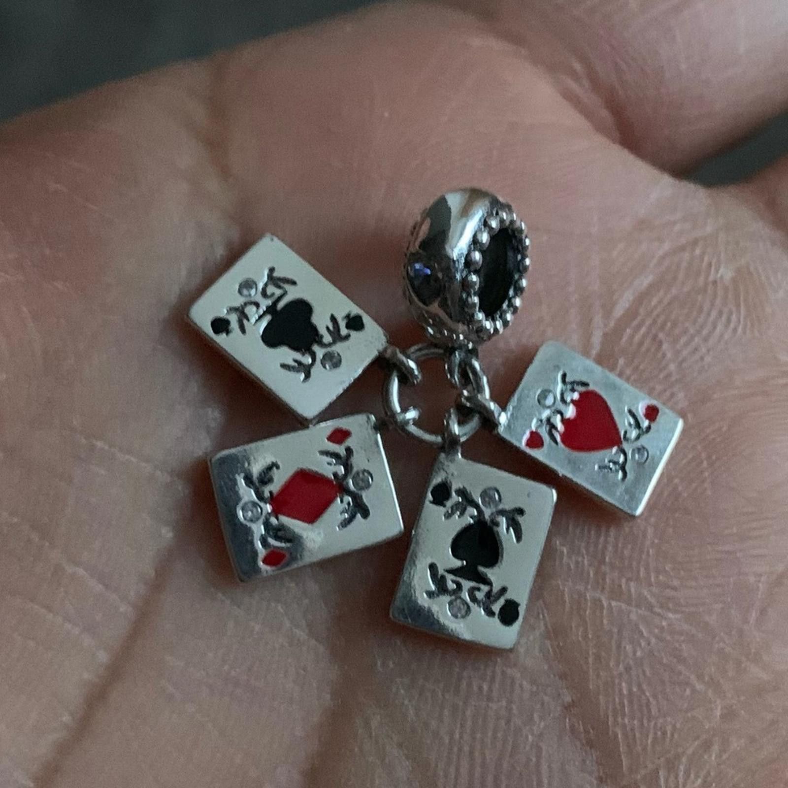 Other NWOT Playing Card Dangle Charm Sterling Silver 925 Size ONE SIZE - 4 Thumbnail