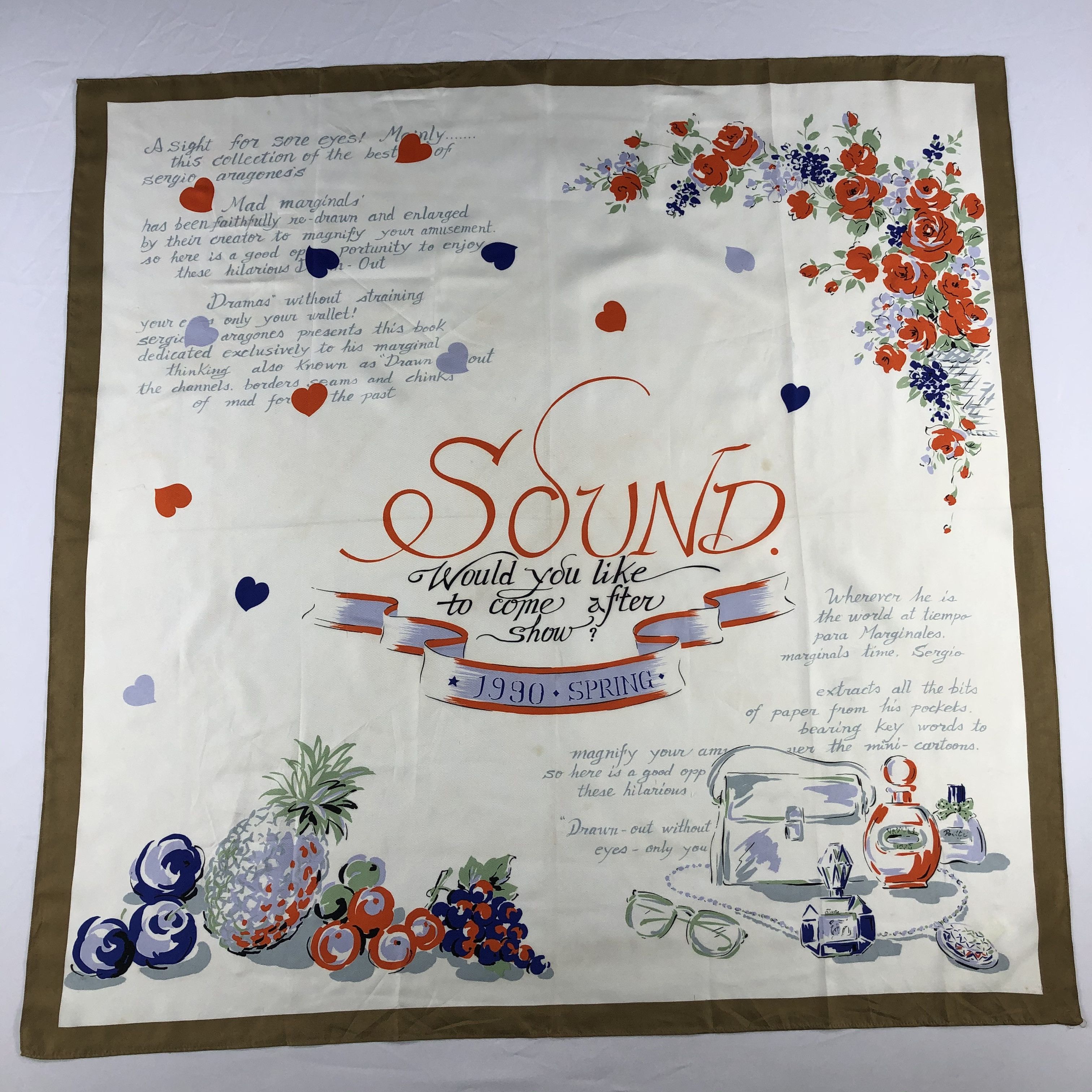 Vintage Vintage Silk Scarf Size ONE SIZE - 2 Thumbnail