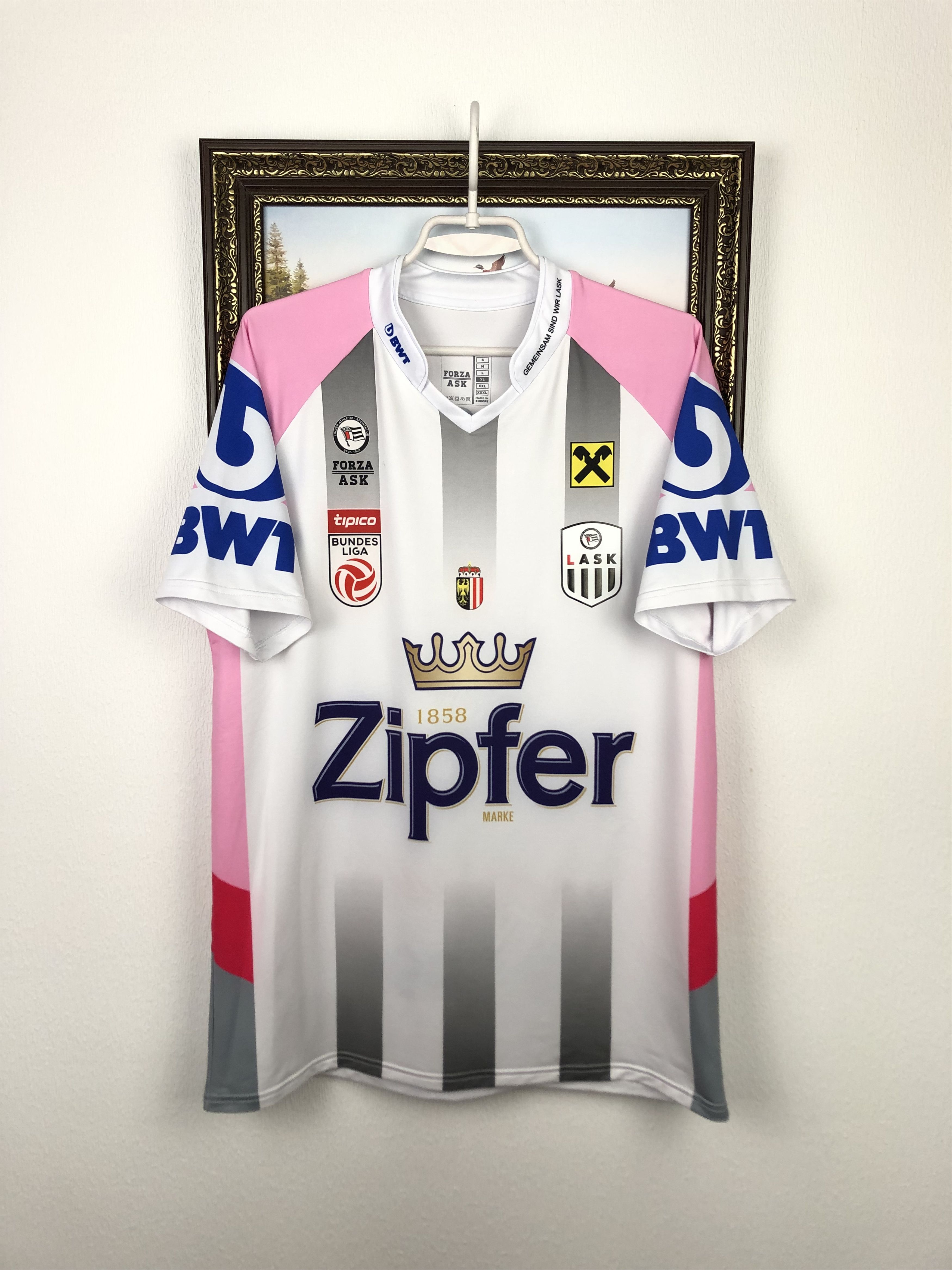 Other LASK Linz Home football shirt 2019 Soccer Jersey Mens Trikot Size US XL / EU 56 / 4 - 1 Thumbnail