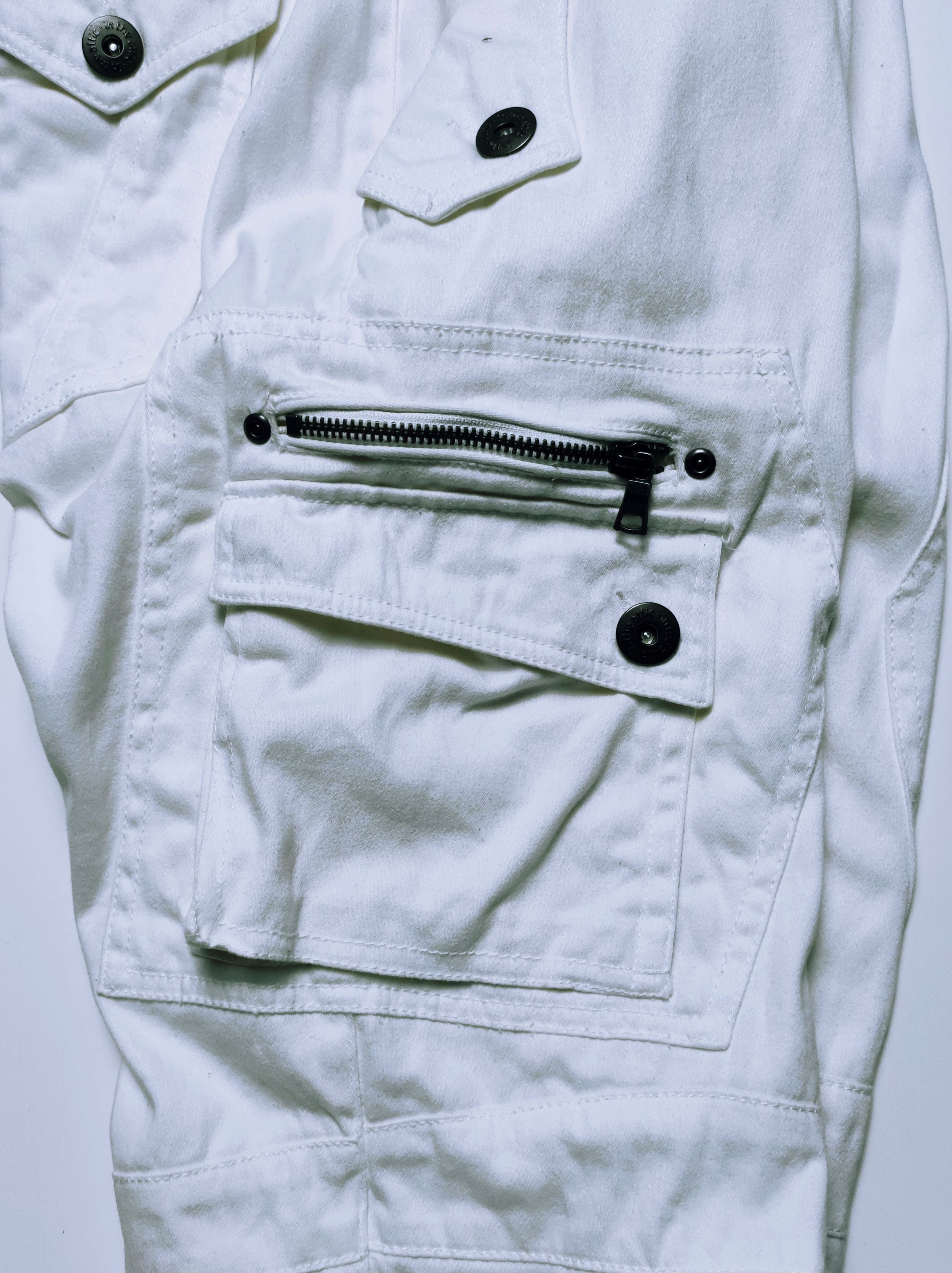 Japanese Brand In The Attic Punk Inspired Multipocket Cargo 3/4 Pants Size US 32 / EU 48 - 4 Thumbnail