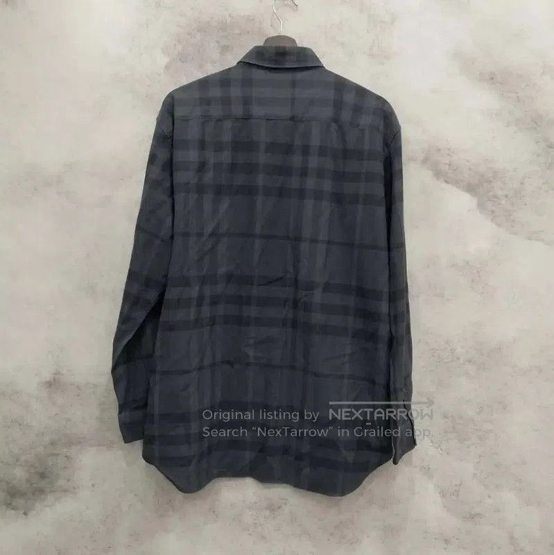 Burberry Burberry Men's Long Sleeve Shirt in Dark Gray. Size US XL / EU 56 / 4 - 2 Thumbnail