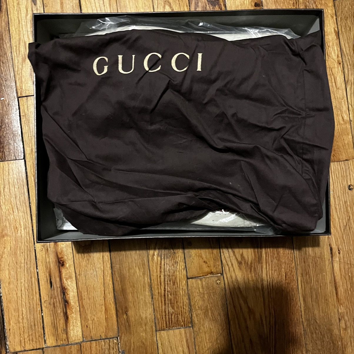 Gucci Gucci Red Guccissima Leather Web Detail High Top Size US 12 / EU 45 - 2 Thumbnail