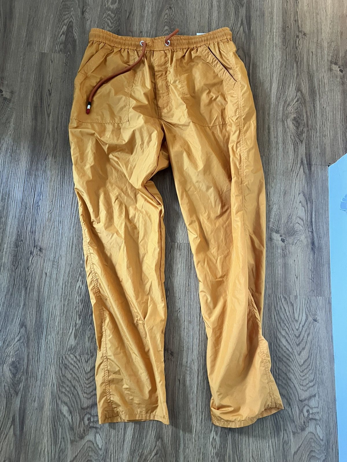 Moncler MONCLER ORANGE NYLON PANT Size US 34 / EU 50 - 1 Thumbnail