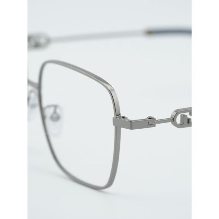 Fendi Fendi FE50102F 012 Eyeglasses Shiny Dark Ruthenium 54mm Size ONE SIZE - 8 Thumbnail