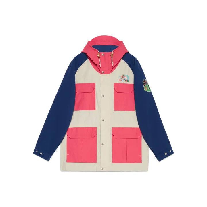 Gucci Gucci x North Face Colorblock Long Sleeve Coat Size US XXL / EU 58 / 5 - 1 Thumbnail