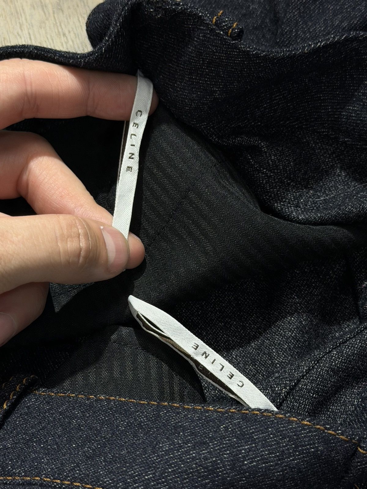 Celine CELINE triomphe Back logo wool flare croped pants vintage Size 28" / US 6 / IT 42 - 17 Thumbnail