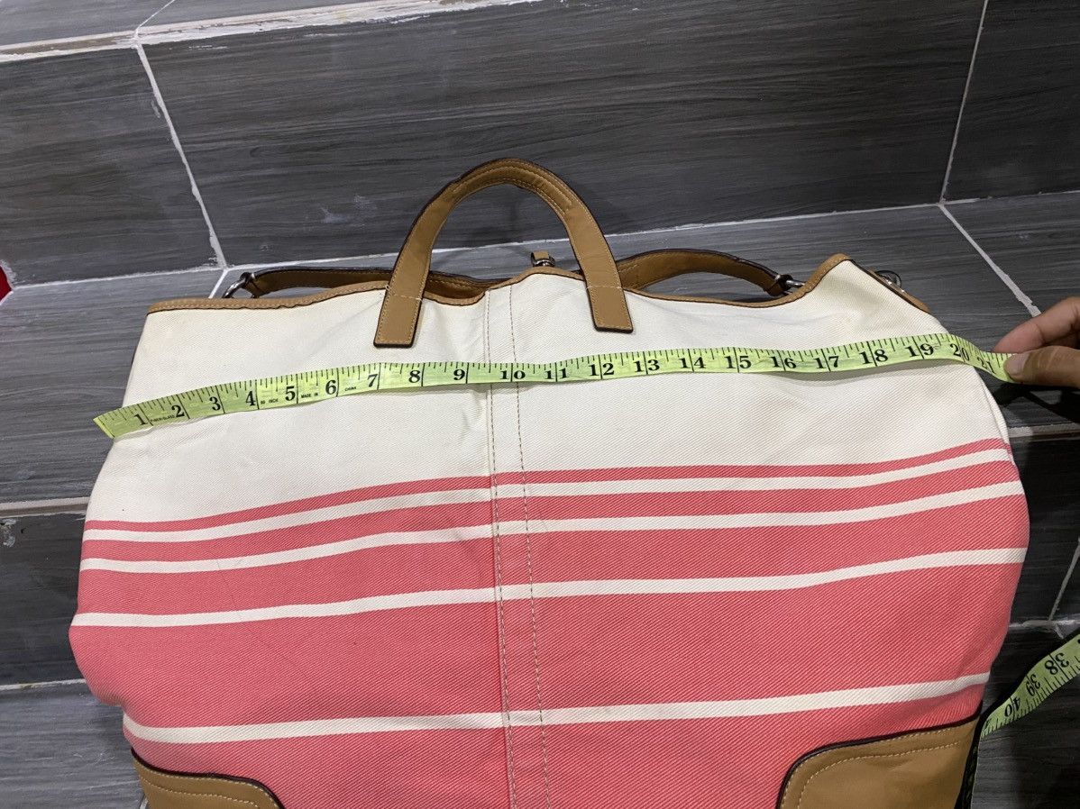 Coach Coach Hadley Variegated Striped Duffle Bag Size ONE SIZE - 18 Thumbnail