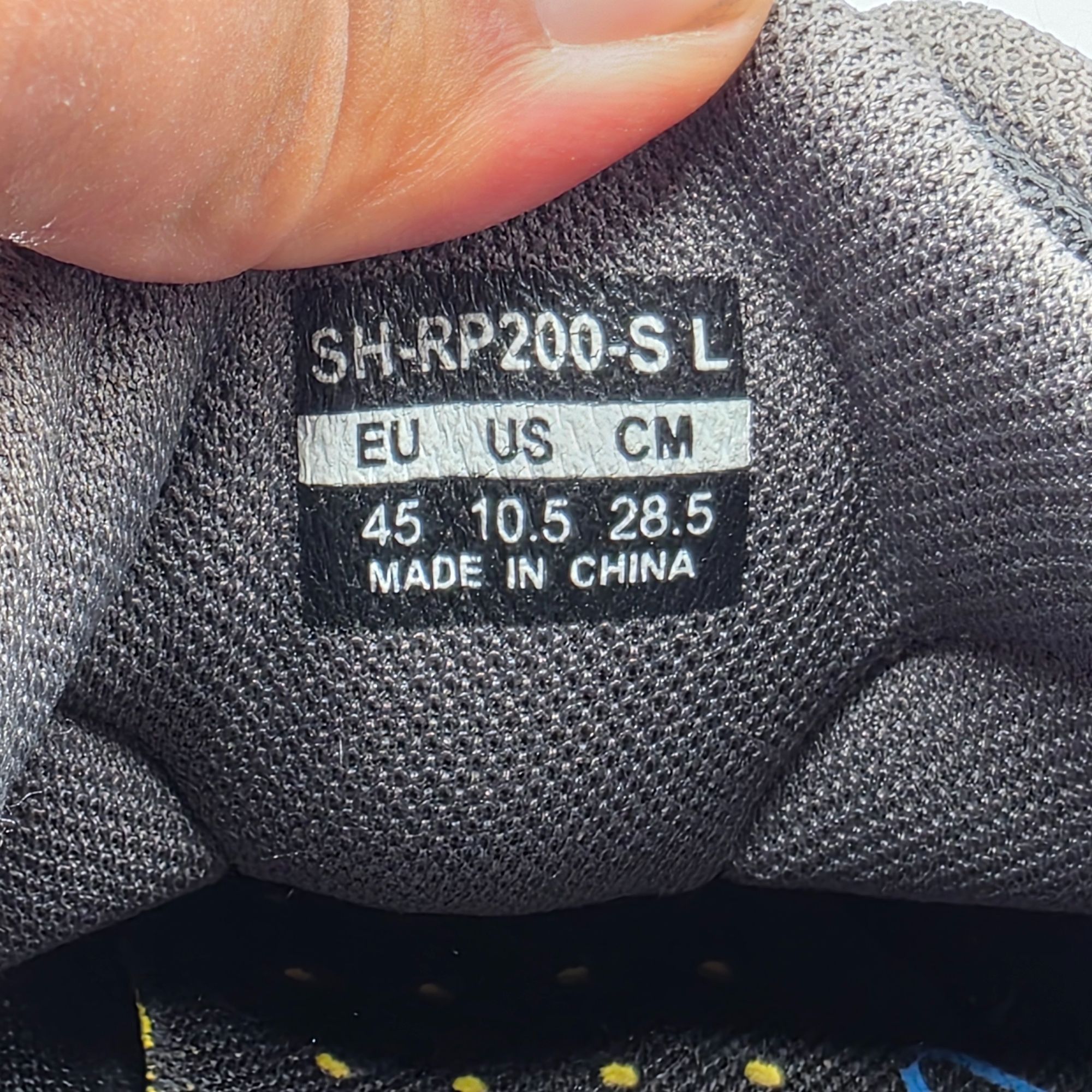 Other Shimano Dynalast Mens Size 10.5 Black Road Cycling Biking Sh Size US 10.5 / EU 43-44 - 7 Thumbnail