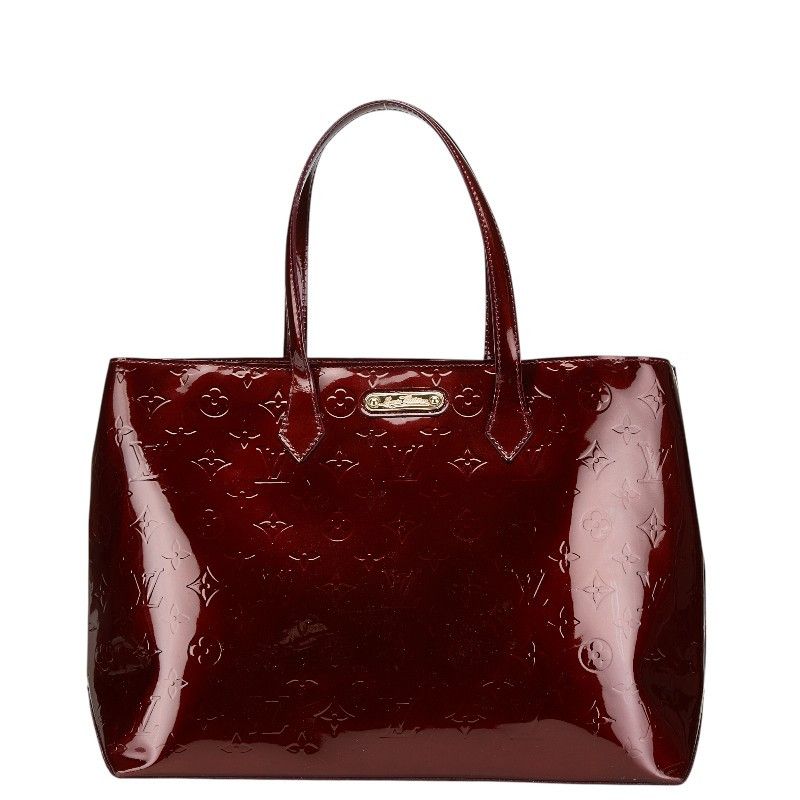 Louis Vuitton Louis Vuitton Louis Vuitton Wilshire MM Monogram Vernis Tote Bag Enamel Tote Bag M91646 Size ONE SIZE - 1 Thumbnail
