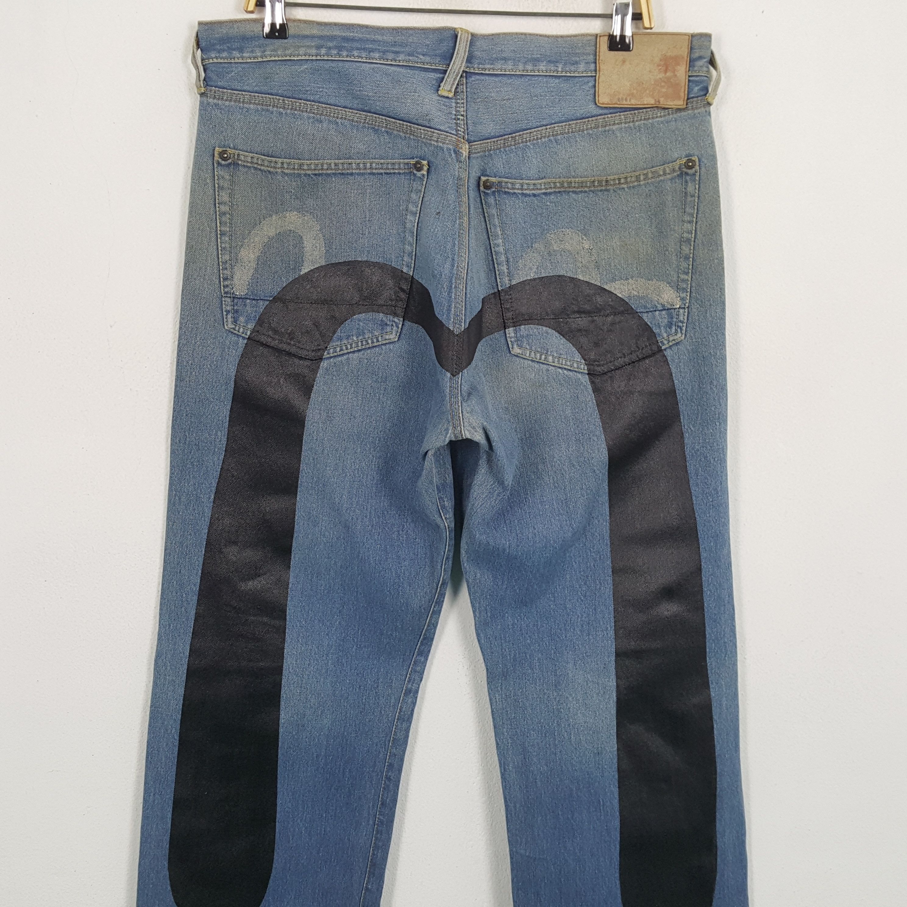 Evisu × Japanese Brand × Vintage Vintage EVISU Japanese Brand Daicock Custom Style Jeans Size US 35 - 2 Thumbnail